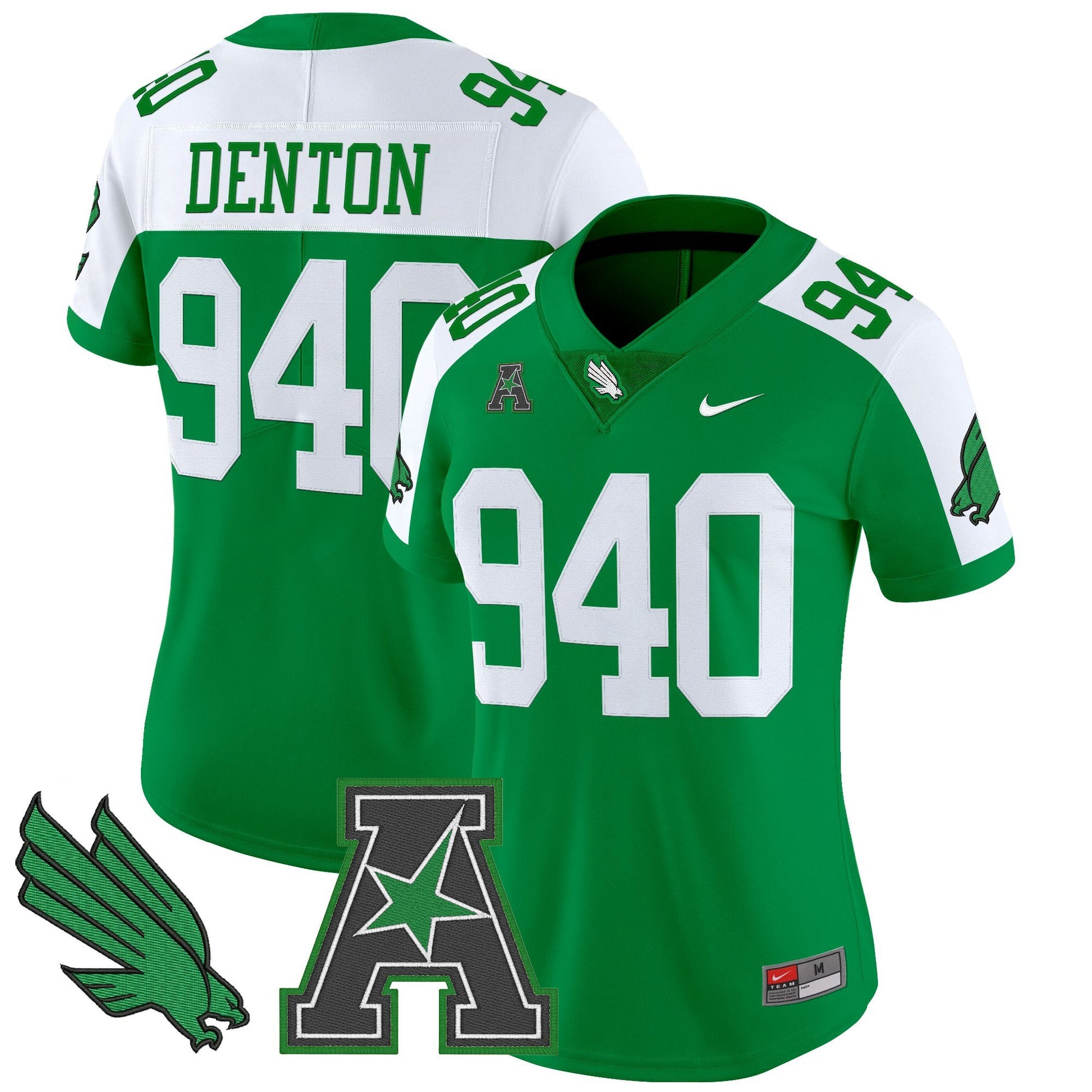 Women's North Texas Mean Green 2025 Vapor Limited Jersey - All Stitched