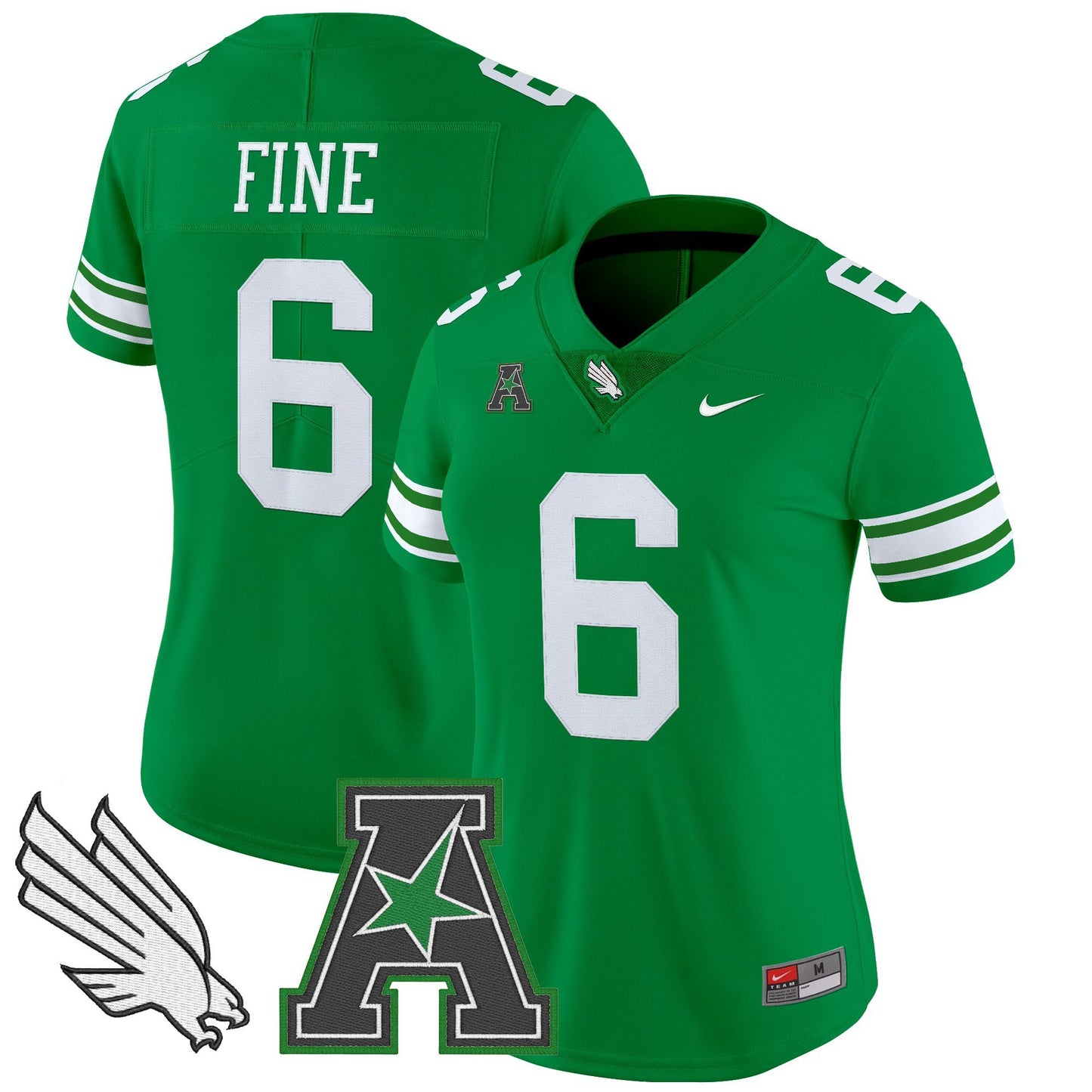 Women's North Texas Mean Green 2025 Vapor Limited Jersey - All Stitched