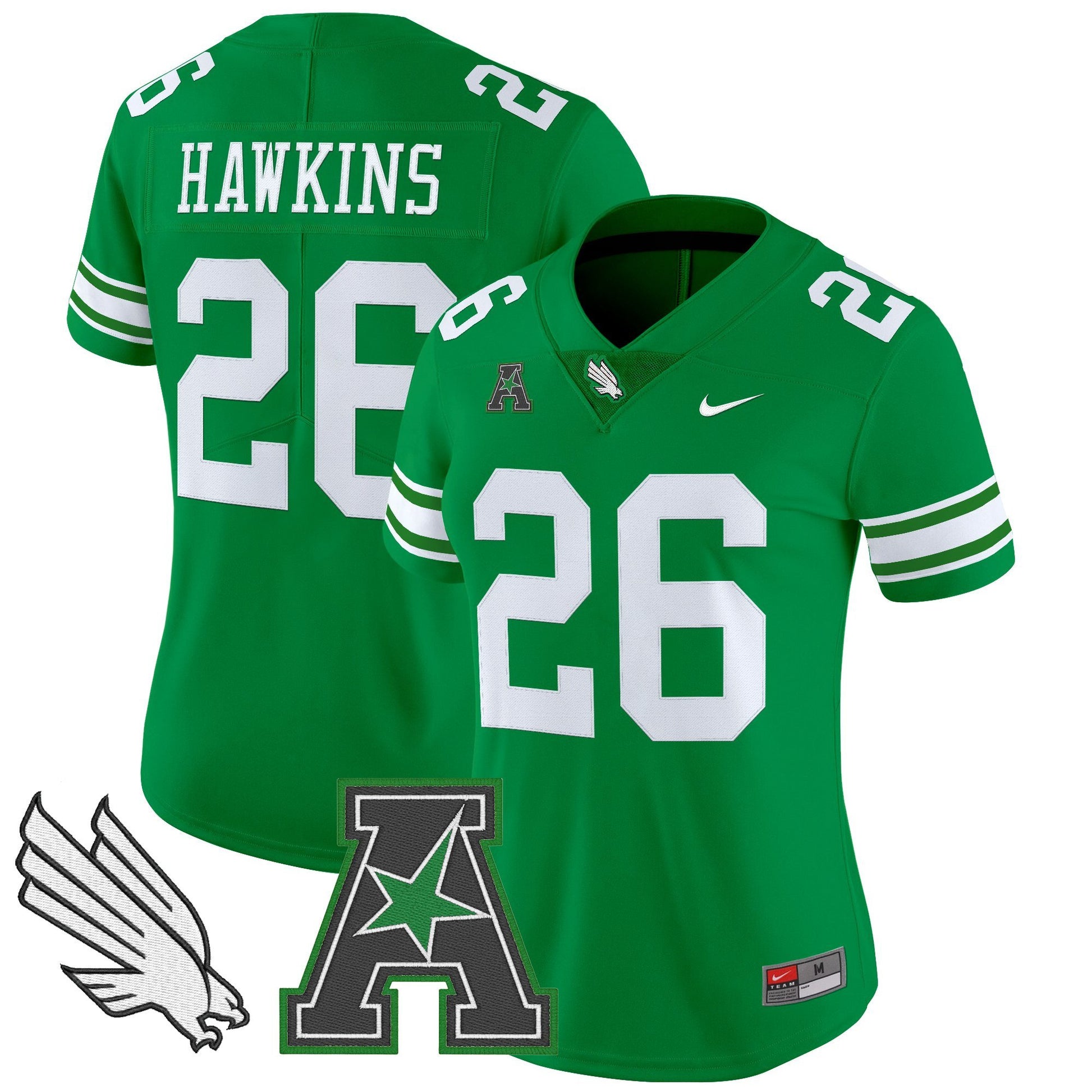 Women's North Texas Mean Green 2025 Vapor Limited Jersey - All Stitched