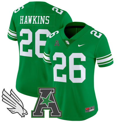 Women's North Texas Mean Green 2025 Vapor Limited Jersey - All Stitched