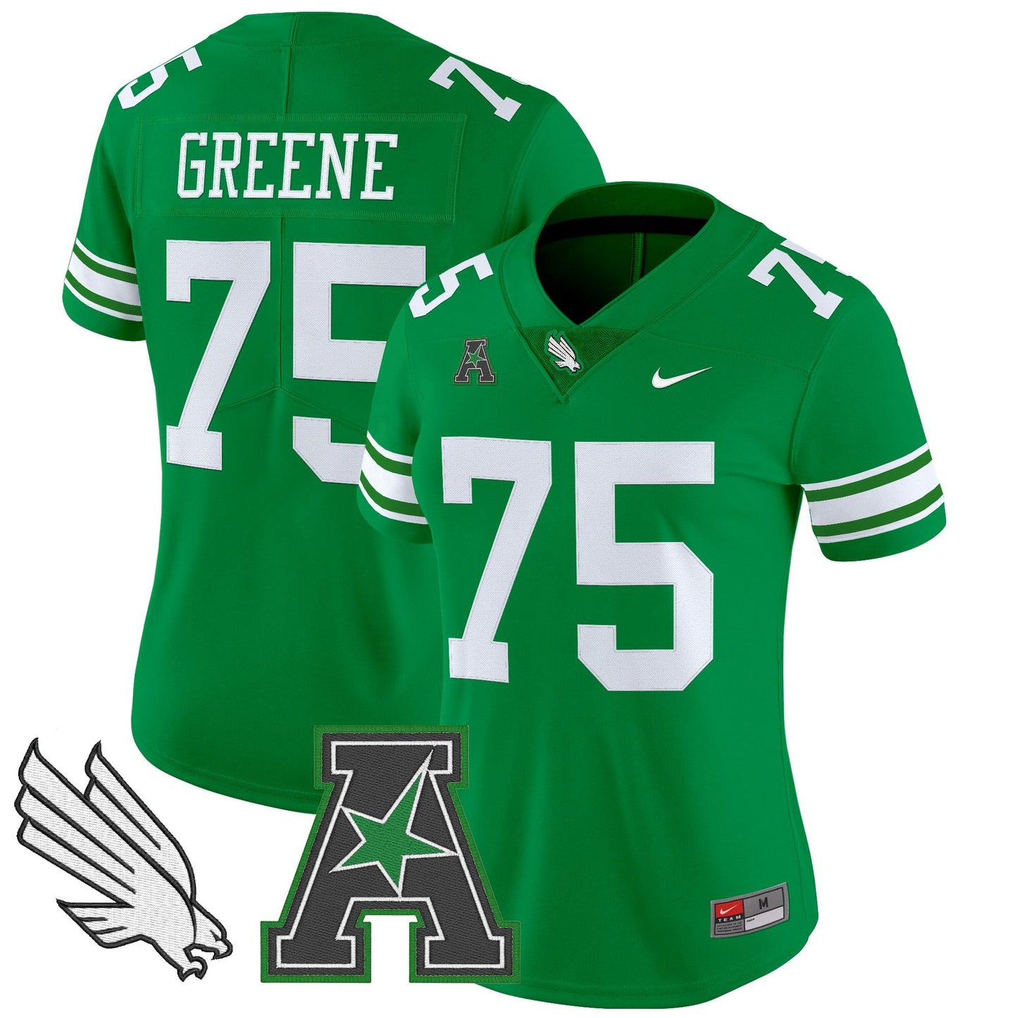 Women's North Texas Mean Green 2025 Vapor Limited Jersey - All Stitched