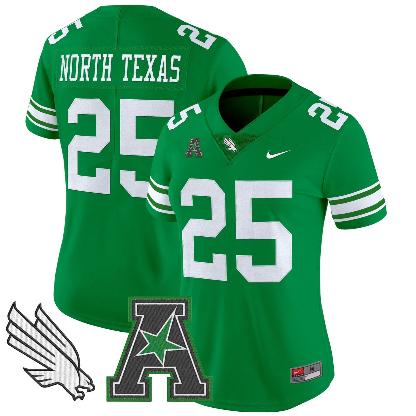 Women's North Texas Mean Green 2025 Vapor Limited Jersey - All Stitched