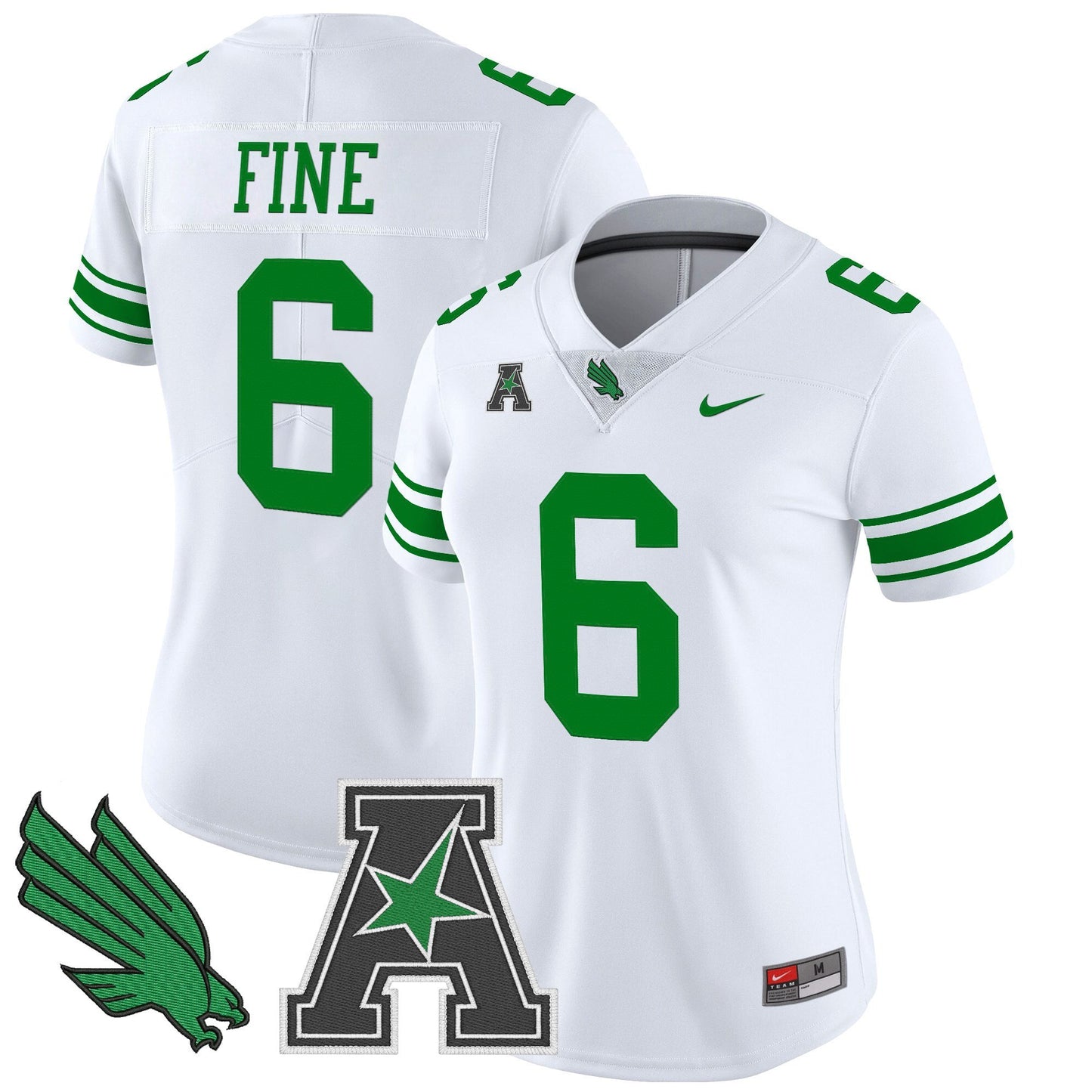 Women's North Texas Mean Green 2025 Vapor Limited Jersey - All Stitched