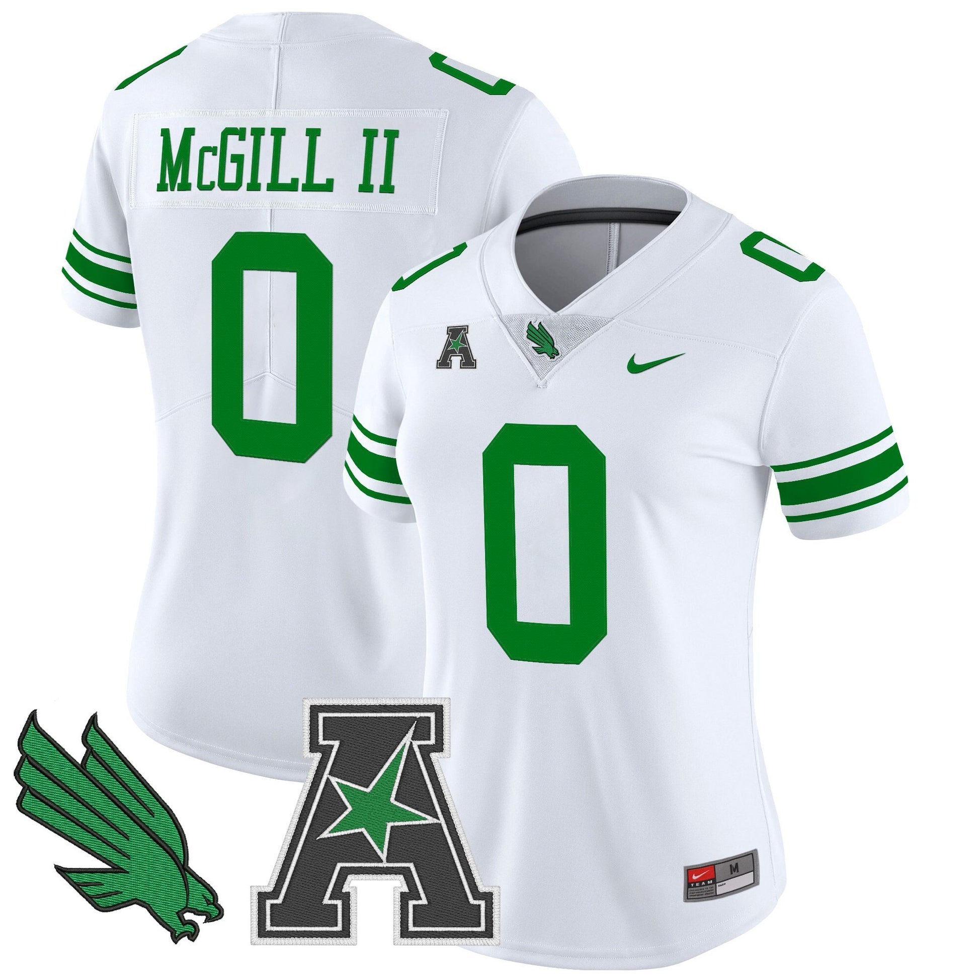 Women's North Texas Mean Green 2025 Vapor Limited Jersey - All Stitched