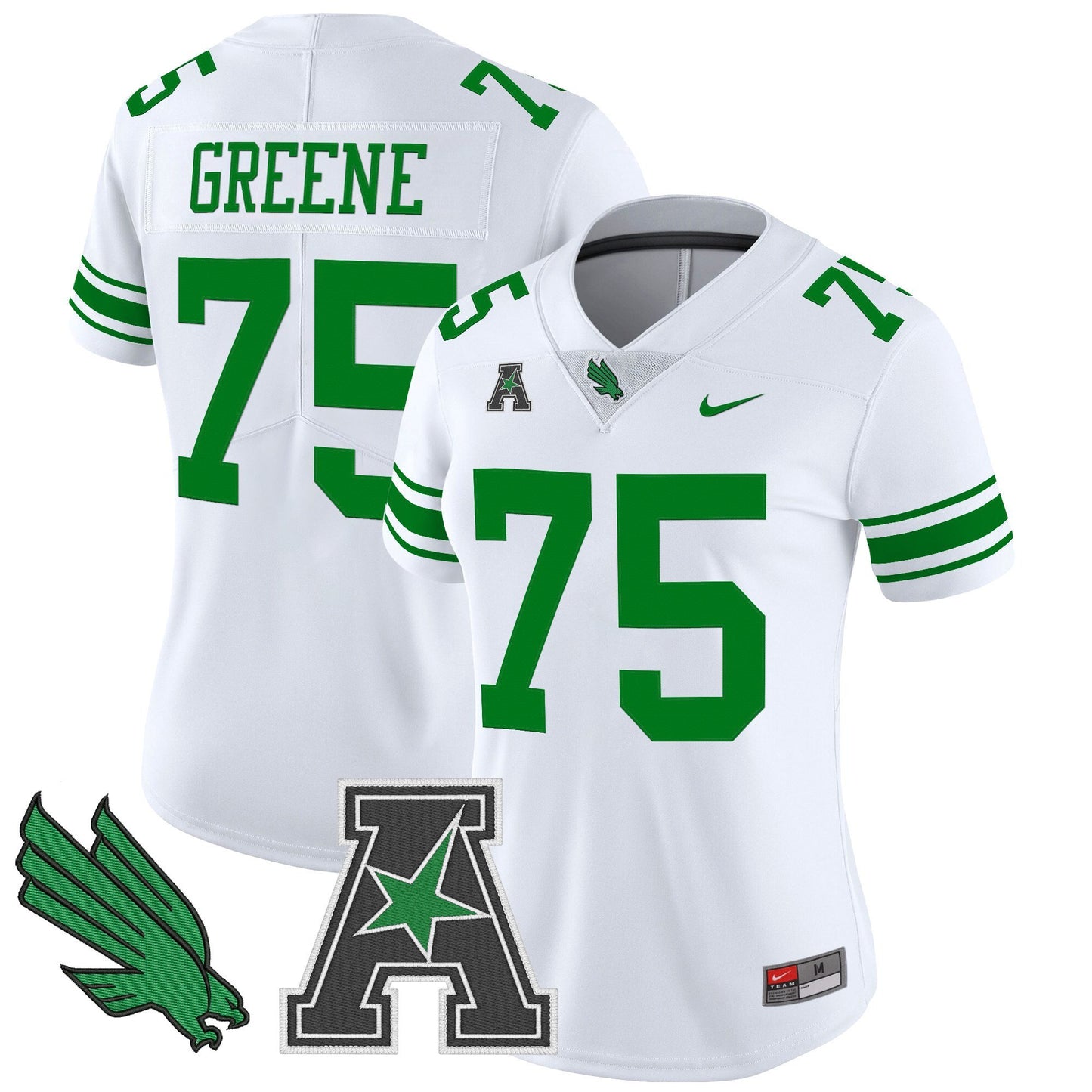 Women's North Texas Mean Green 2025 Vapor Limited Jersey - All Stitched