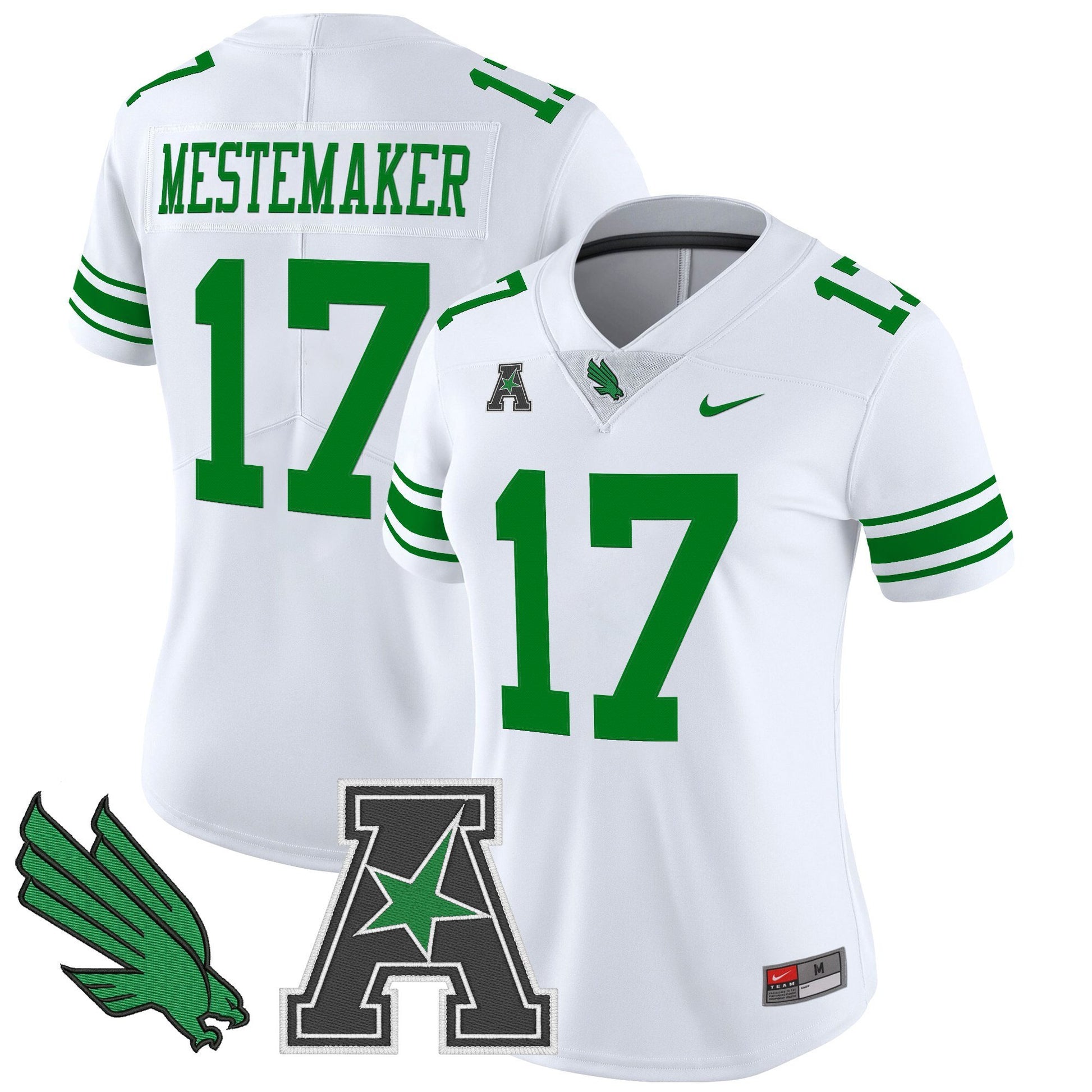 Women's North Texas Mean Green 2025 Vapor Limited Jersey - All Stitched