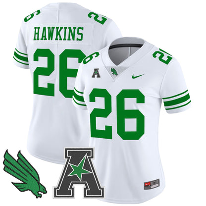 Women's North Texas Mean Green 2025 Vapor Limited Jersey - All Stitched