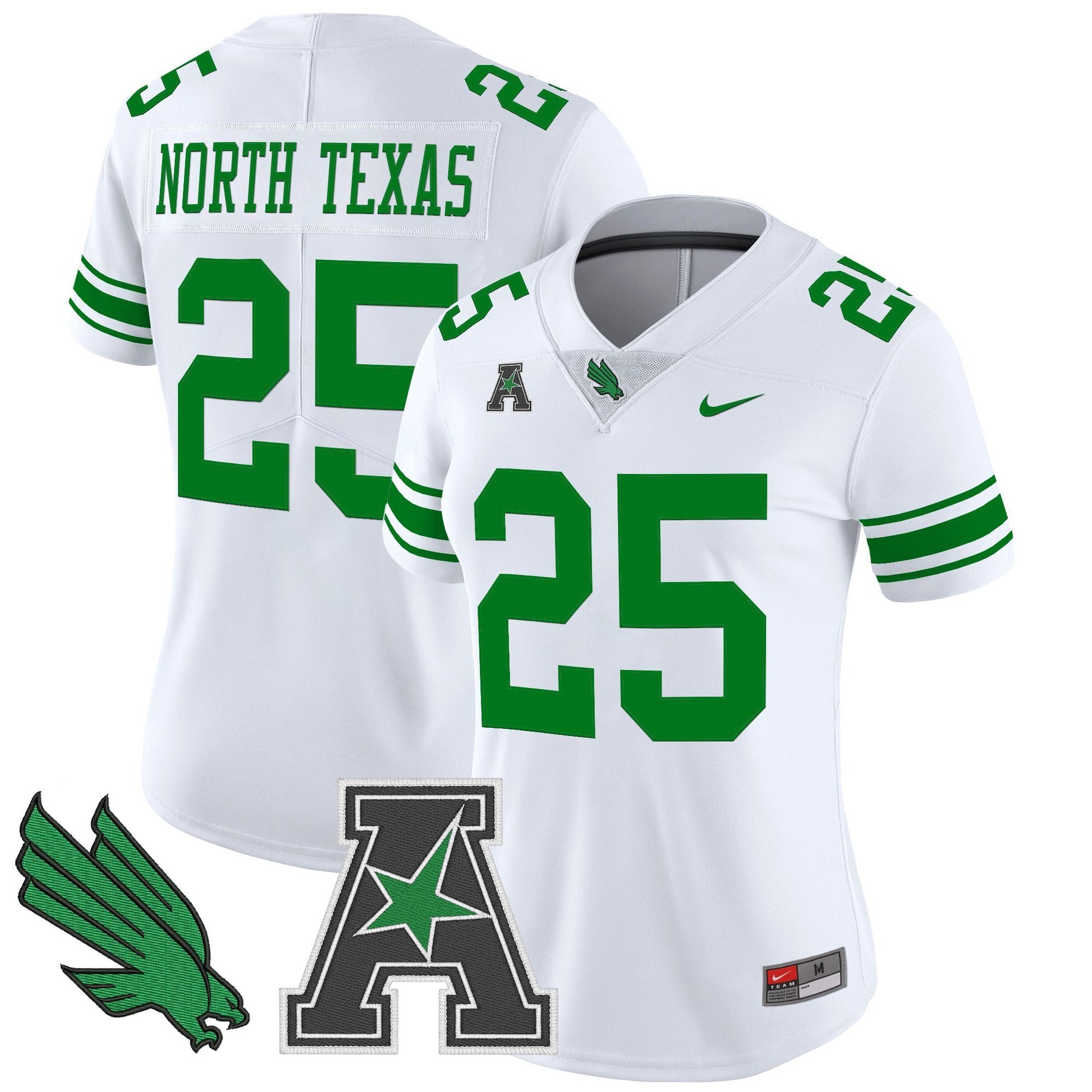 Women's North Texas Mean Green 2025 Vapor Limited Jersey - All Stitched