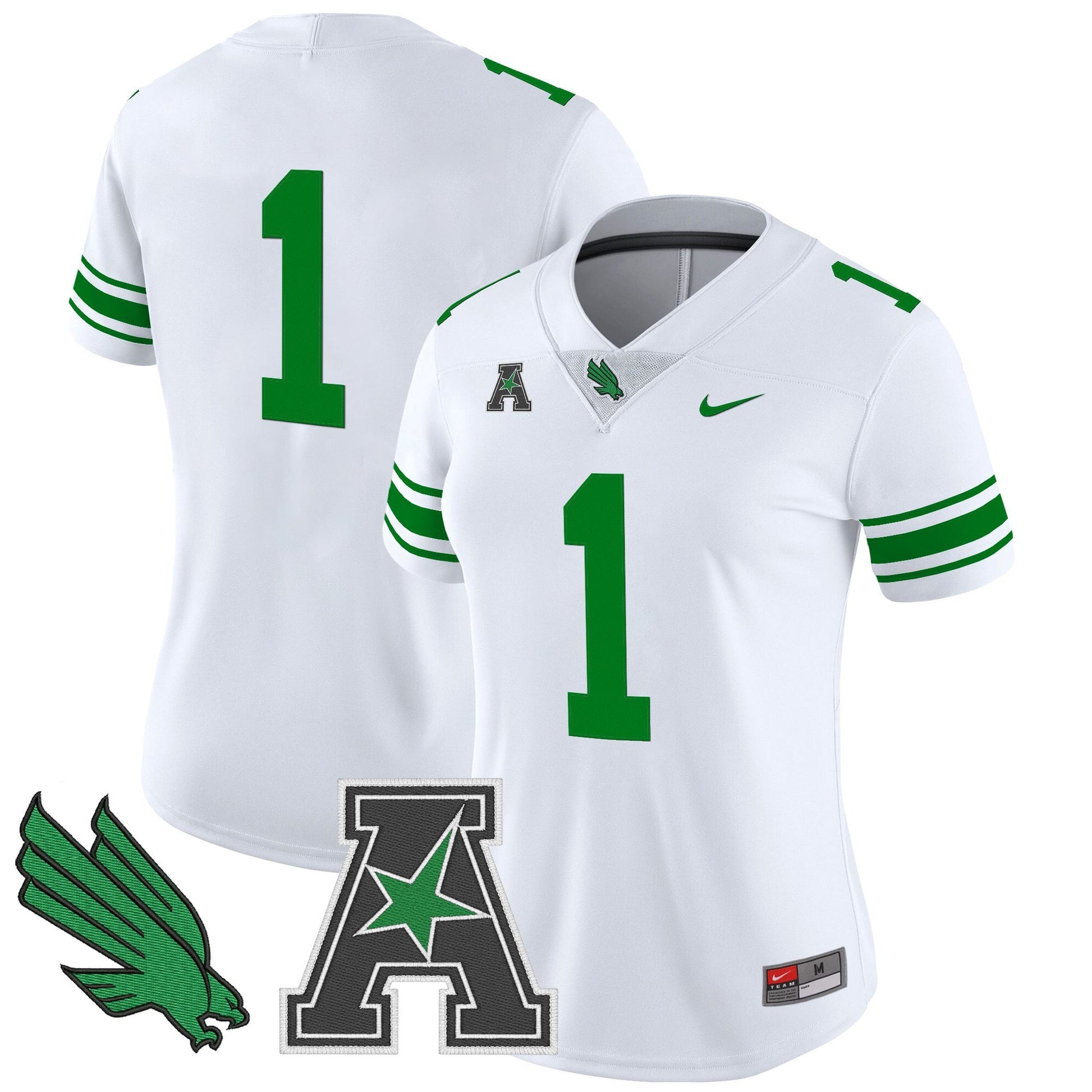 Women's North Texas Mean Green 2025 Vapor Limited Jersey - All Stitched