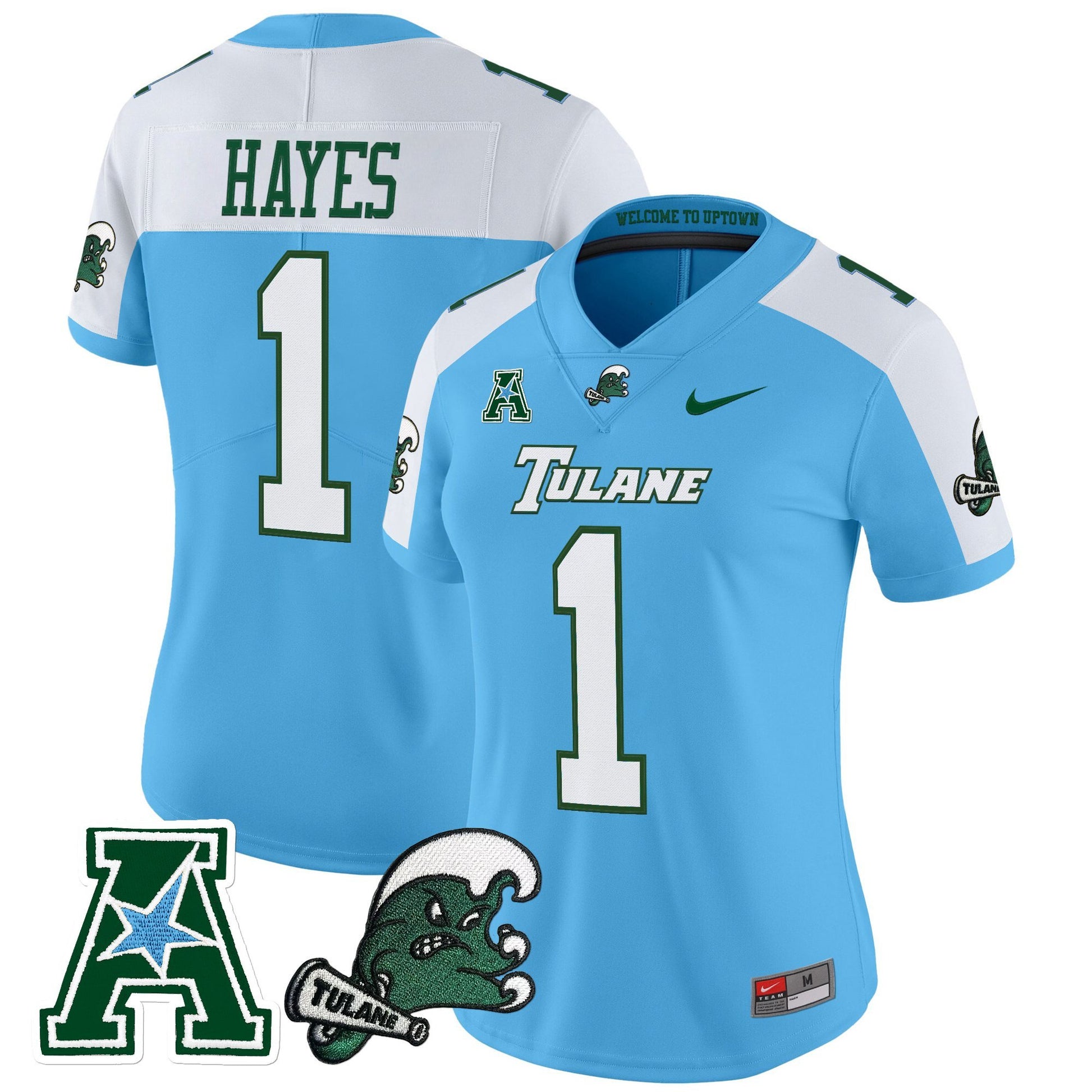 Women's Tulane Green Wave 2025 Vapor Limited Jersey - All Stitched