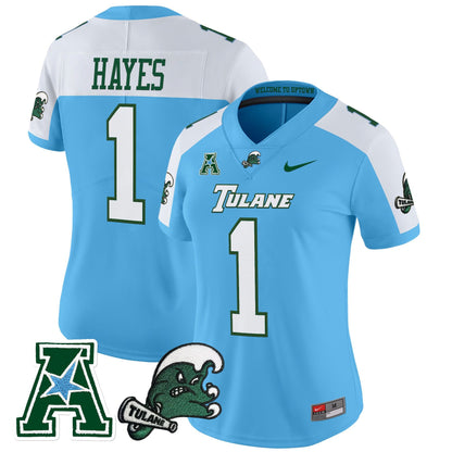 Women's Tulane Green Wave 2025 Vapor Limited Jersey - All Stitched