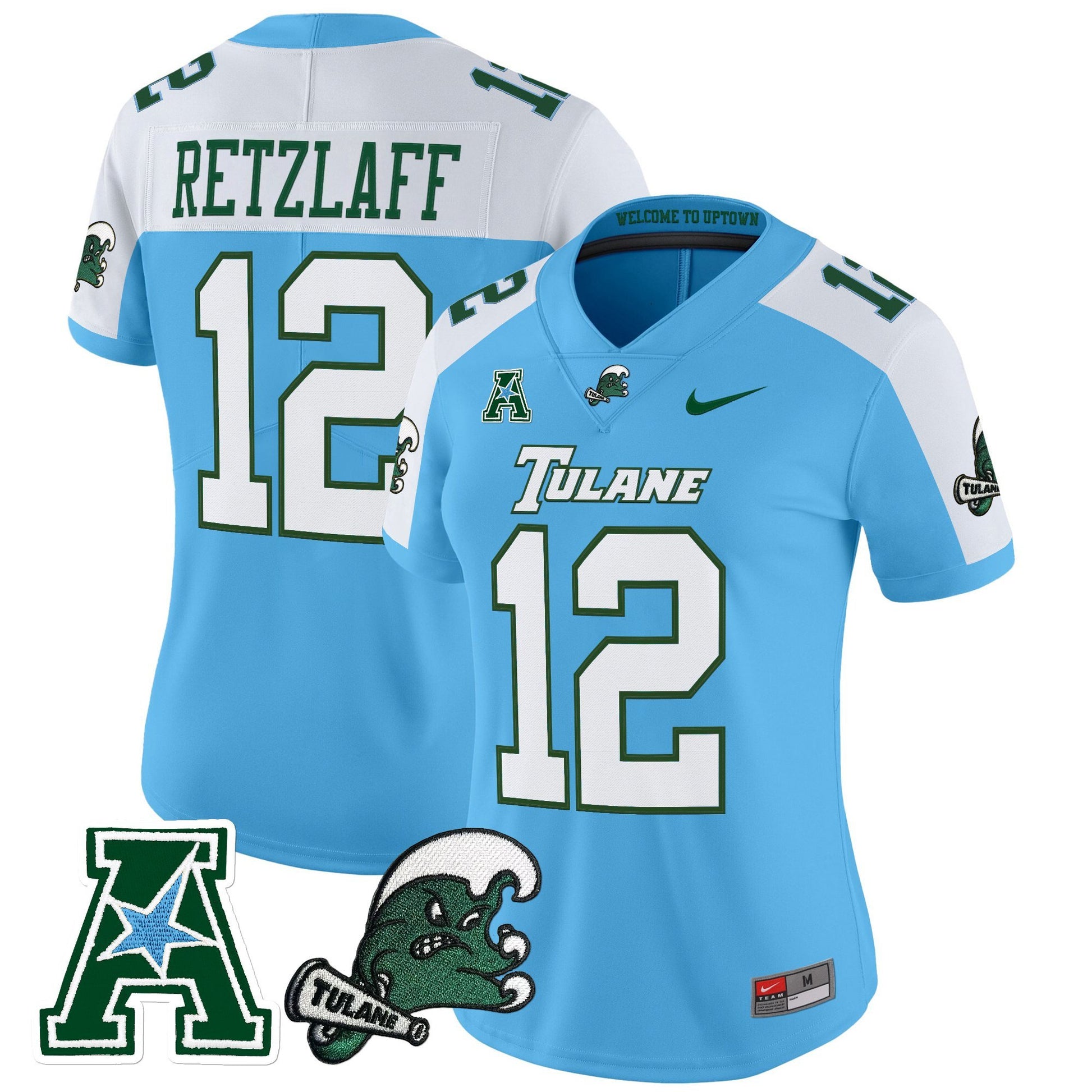 Women's Tulane Green Wave 2025 Vapor Limited Jersey - All Stitched