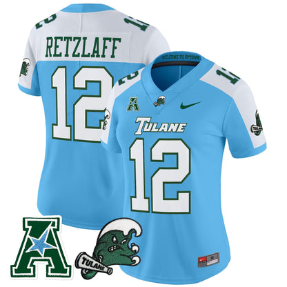 Women's Tulane Green Wave 2025 Vapor Limited Jersey - All Stitched