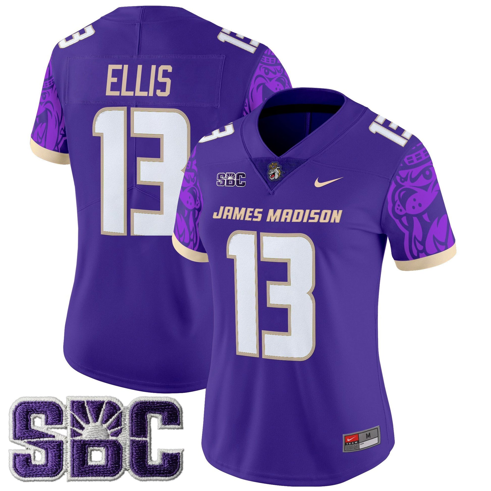 Women's James Madison Dukes 2025 Vapor Limited Jersey V2 - All Stitched