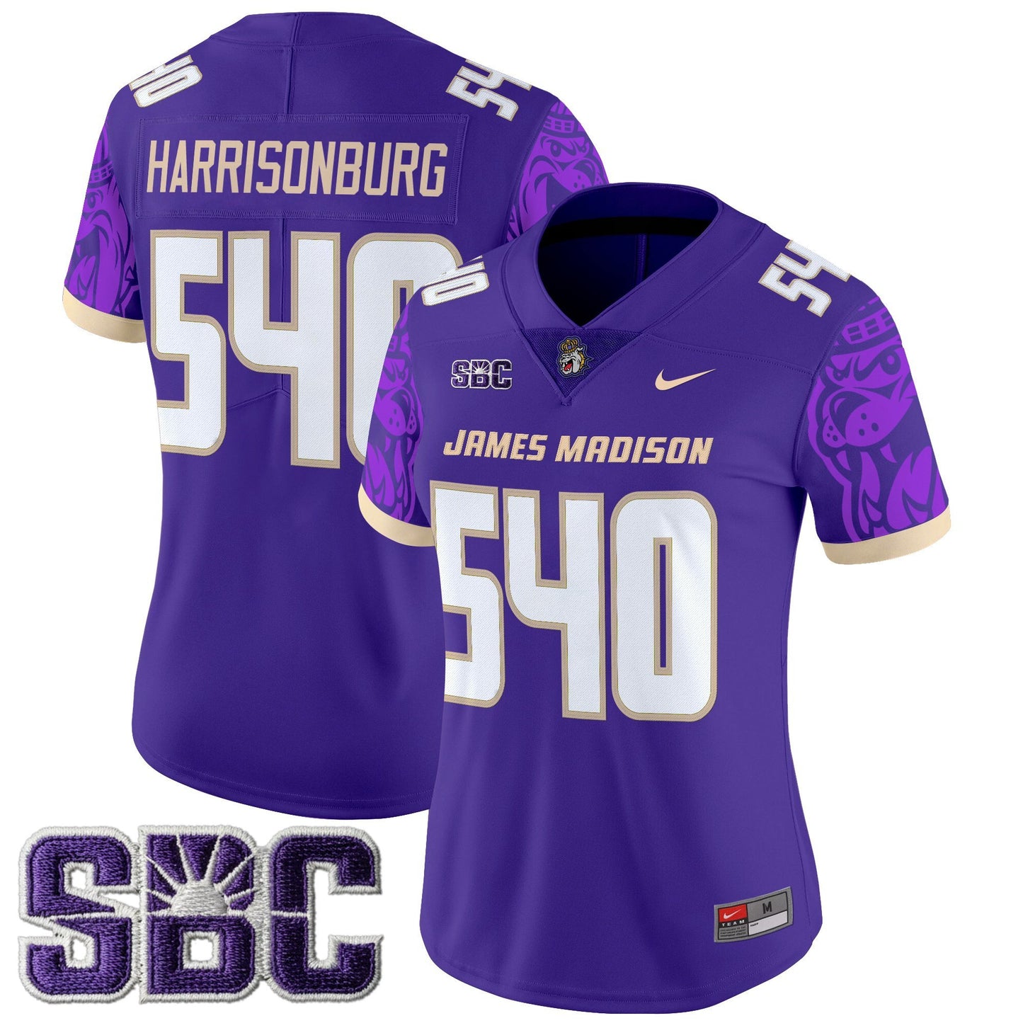 Women's James Madison Dukes 2025 Vapor Limited Jersey V2 - All Stitched