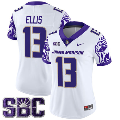Women's James Madison Dukes 2025 Vapor Limited Jersey V2 - All Stitched