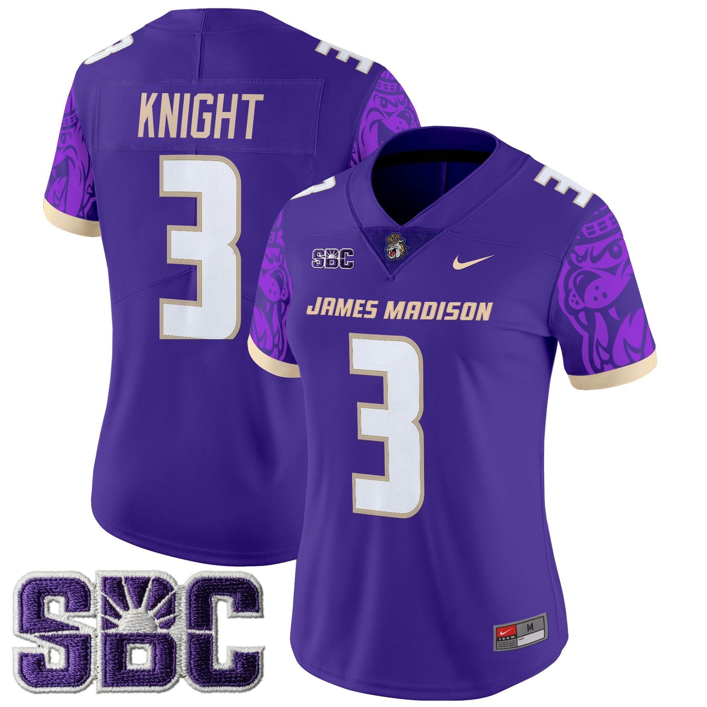 Women's James Madison Dukes 2025 Vapor Limited Jersey V2 - All Stitched