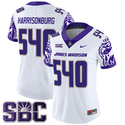 Women's James Madison Dukes 2025 Vapor Limited Jersey V2 - All Stitched