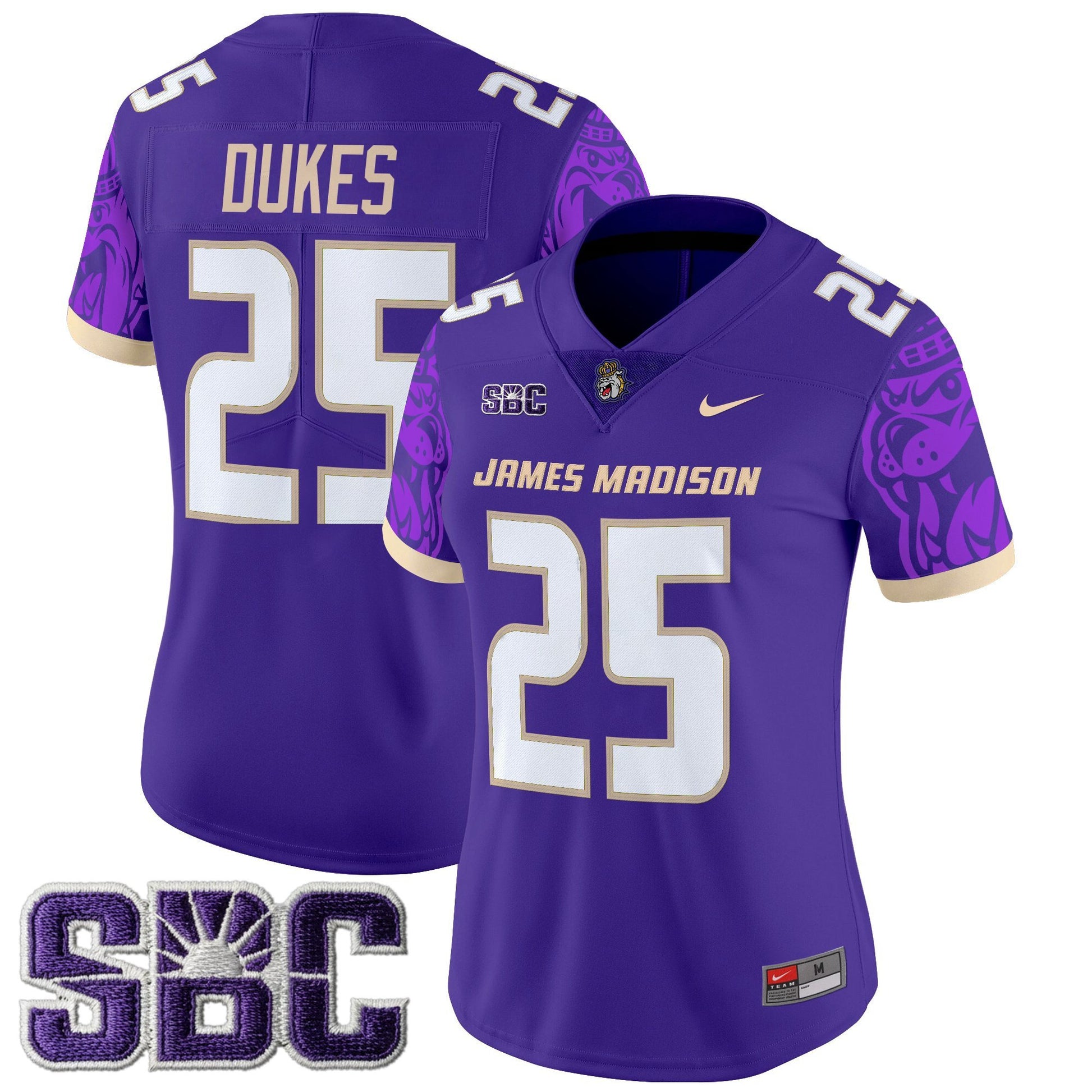 Women's James Madison Dukes 2025 Vapor Limited Jersey V2 - All Stitched