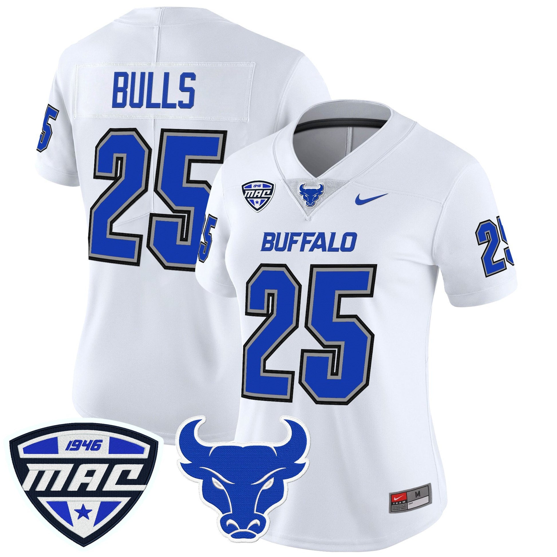 Women's Buffalo Bulls 2025 Vapor Limited Jersey - All Stitched