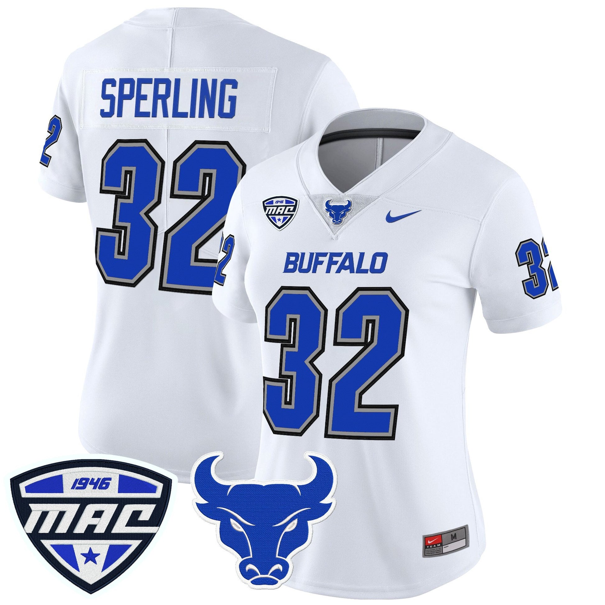 Women's Buffalo Bulls 2025 Vapor Limited Jersey - All Stitched