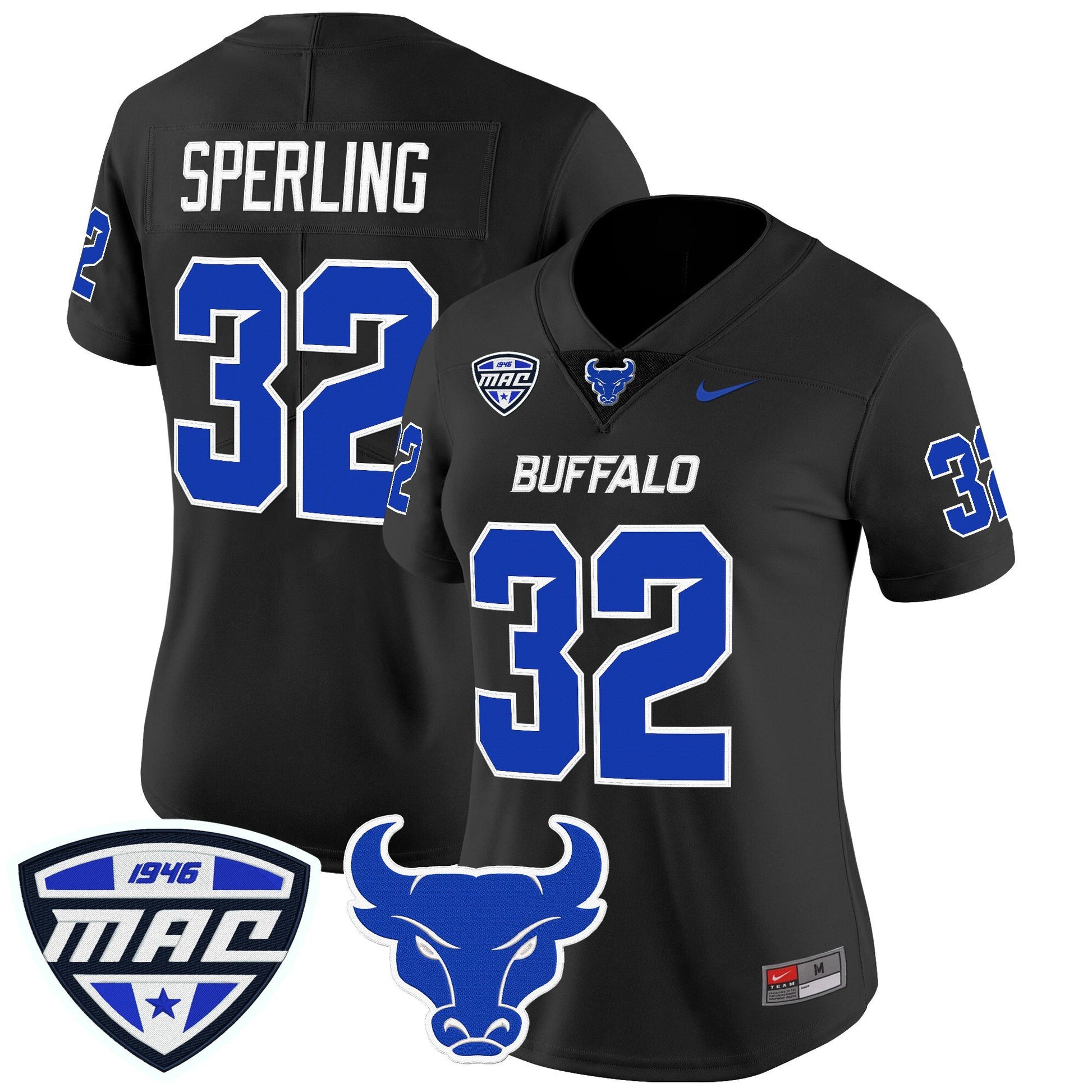 Women's Buffalo Bulls 2025 Vapor Limited Jersey - All Stitched