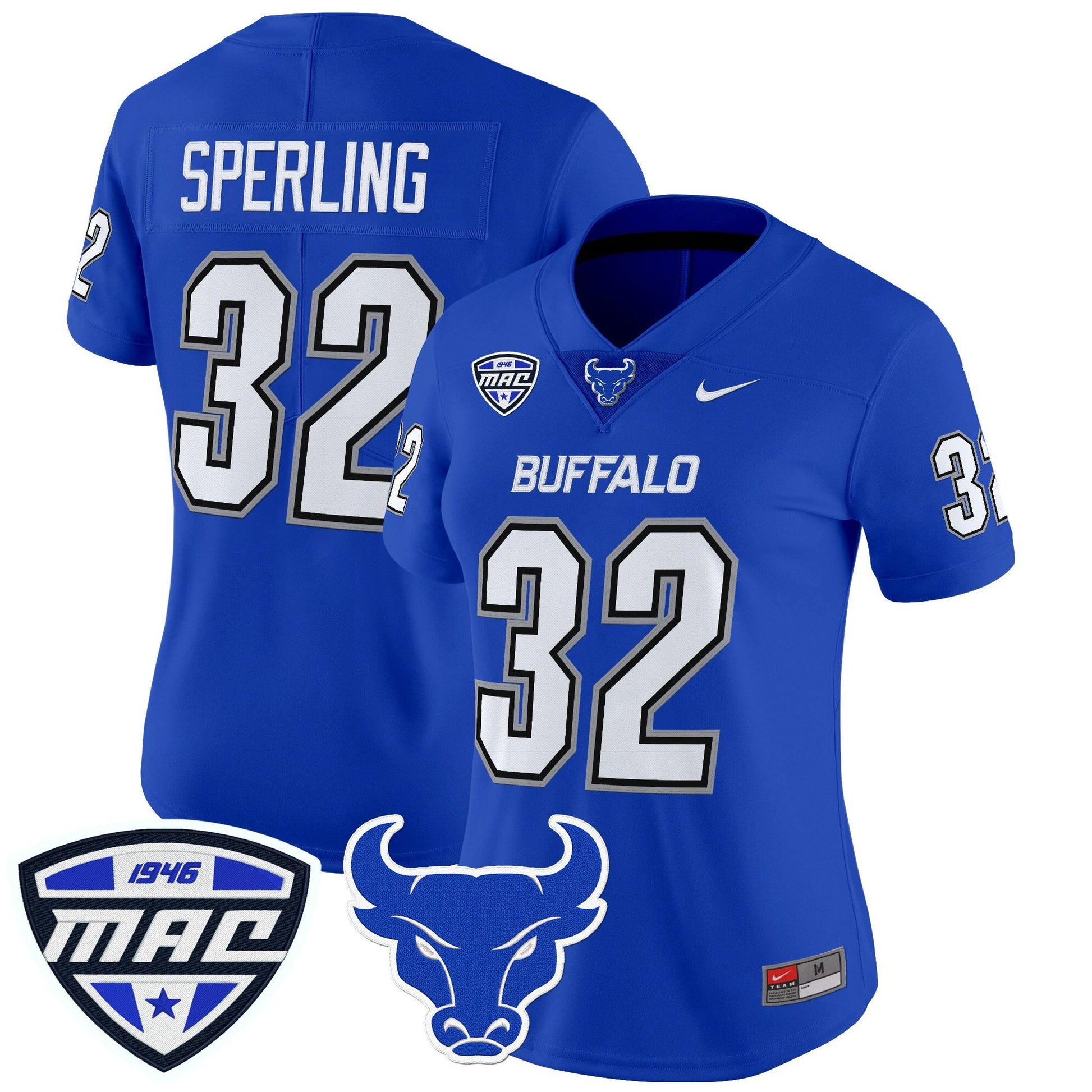 Women's Buffalo Bulls 2025 Vapor Limited Jersey - All Stitched