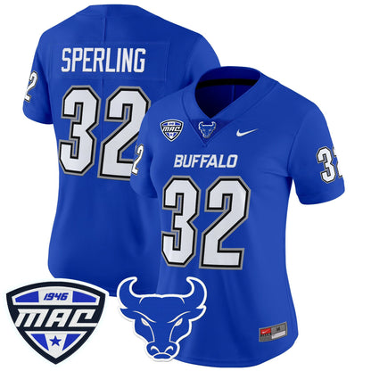 Women's Buffalo Bulls 2025 Vapor Limited Jersey - All Stitched