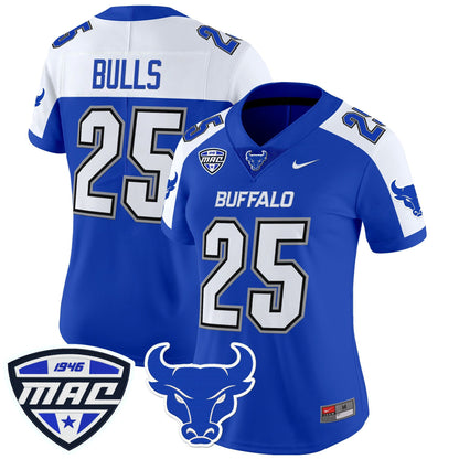Women's Buffalo Bulls 2025 Vapor Limited Jersey - All Stitched