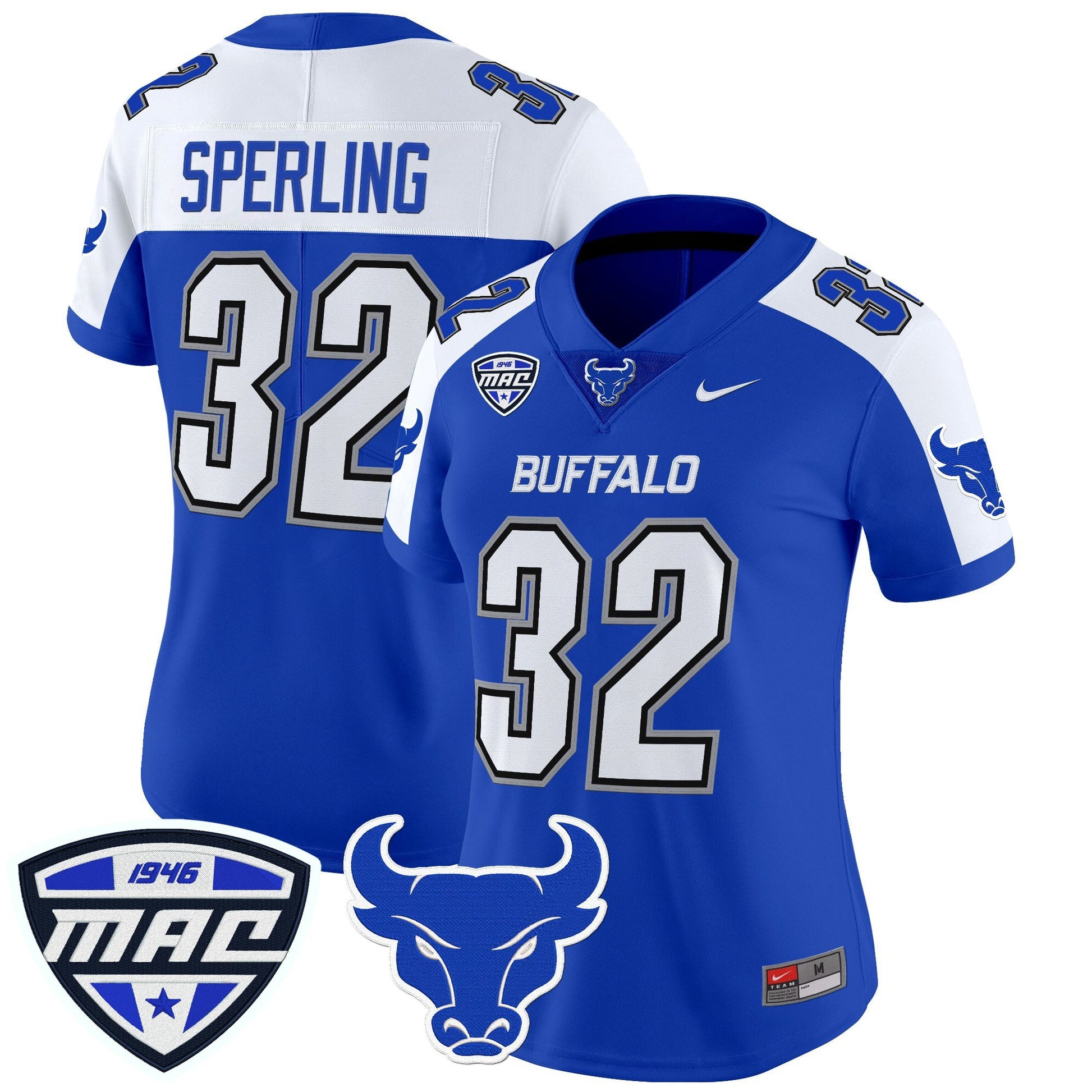 Women's Buffalo Bulls 2025 Vapor Limited Jersey - All Stitched