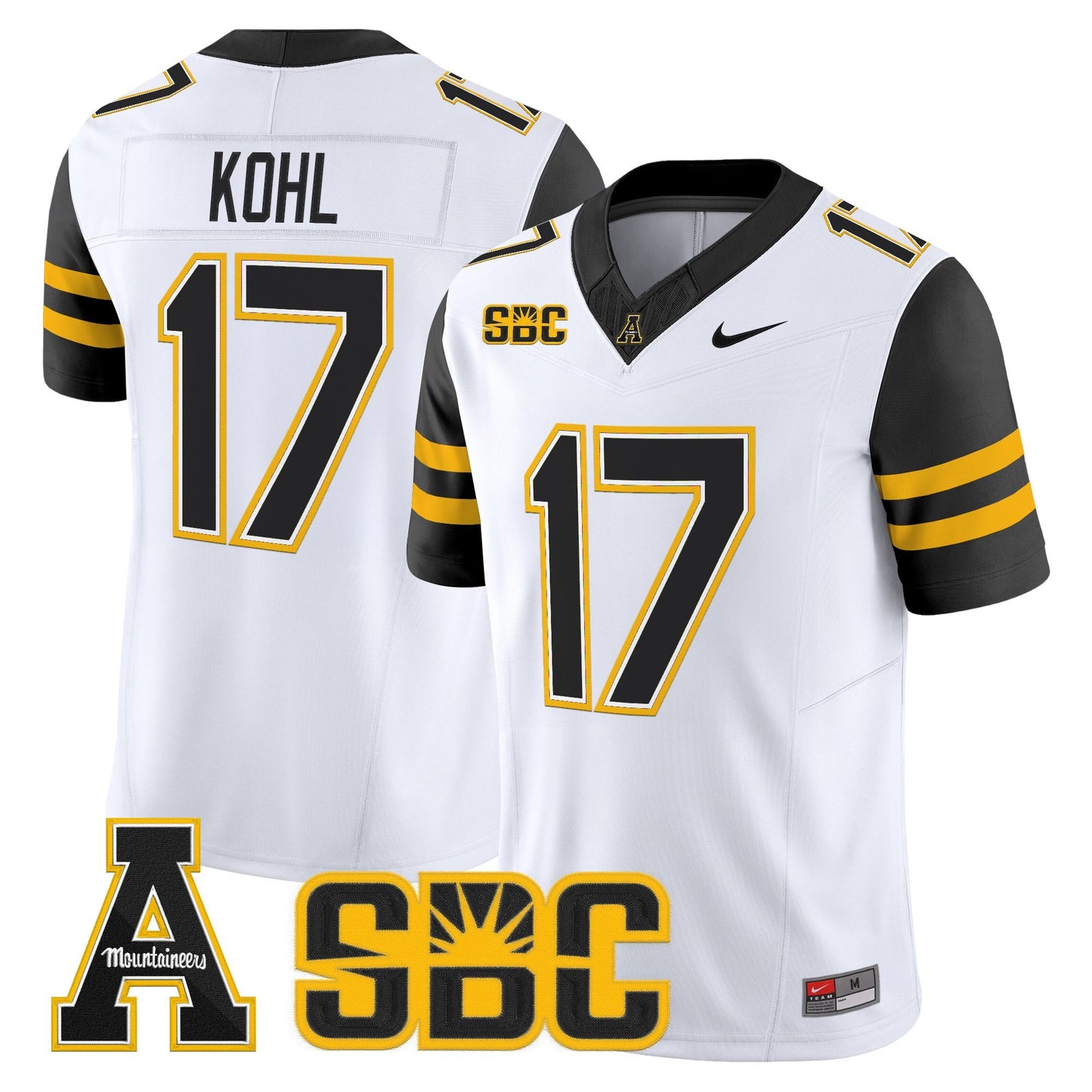 Men's App State Mountaineers 2025 Vapor Limited Jersey - All stitched