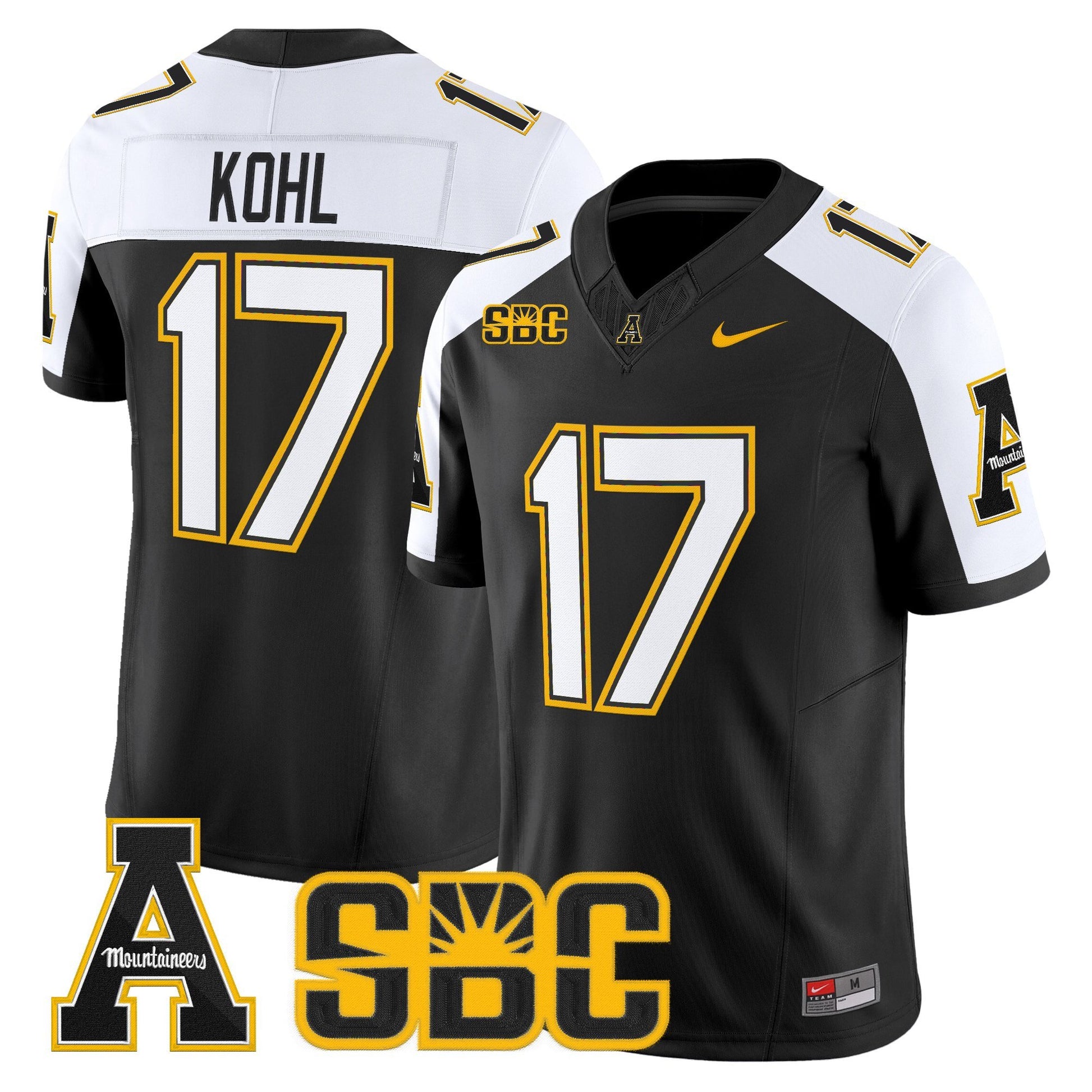 Men's App State Mountaineers 2025 Vapor Limited Jersey - All stitched