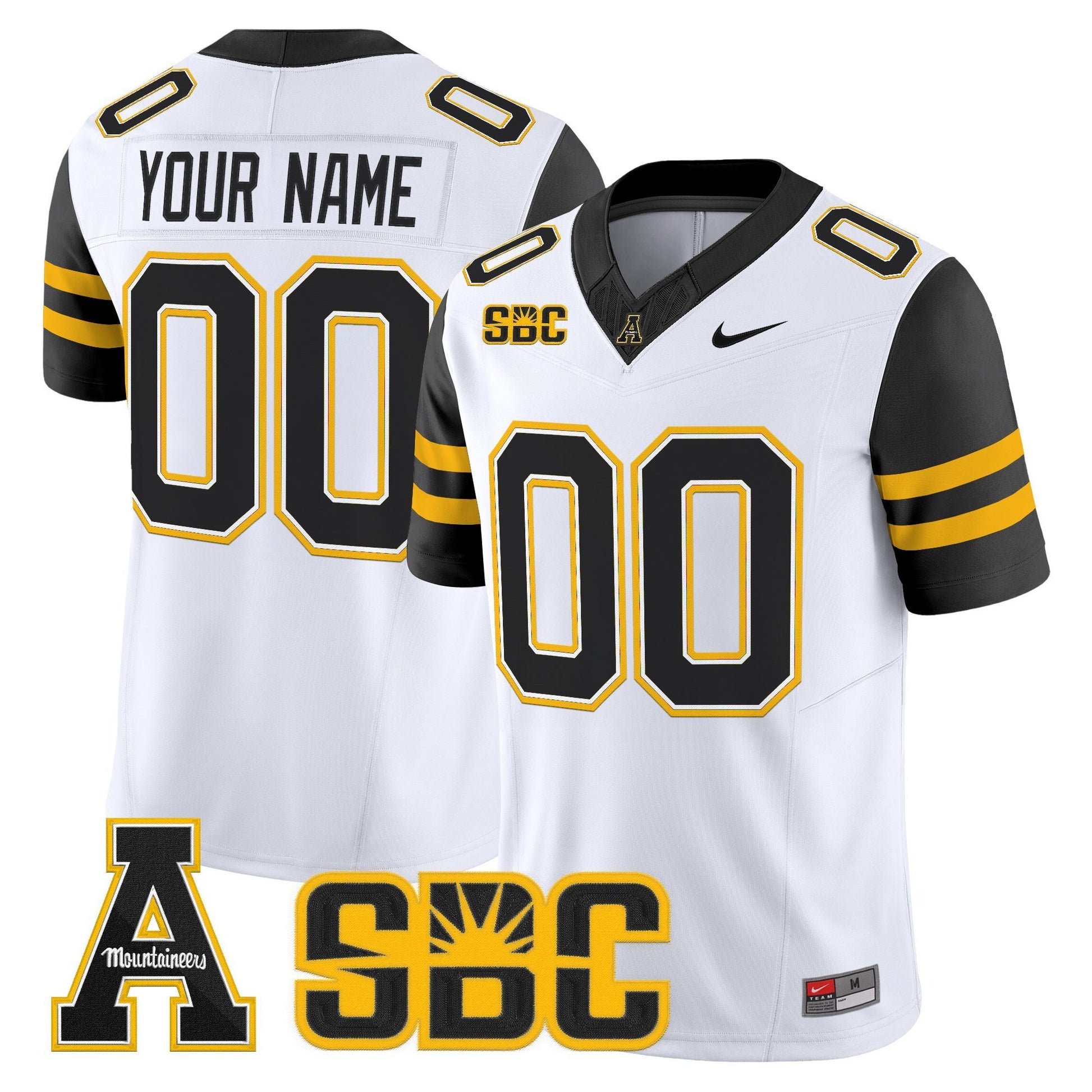 App State Mountaineers 2025 Vapor Limited Custom Jersey - All stitched