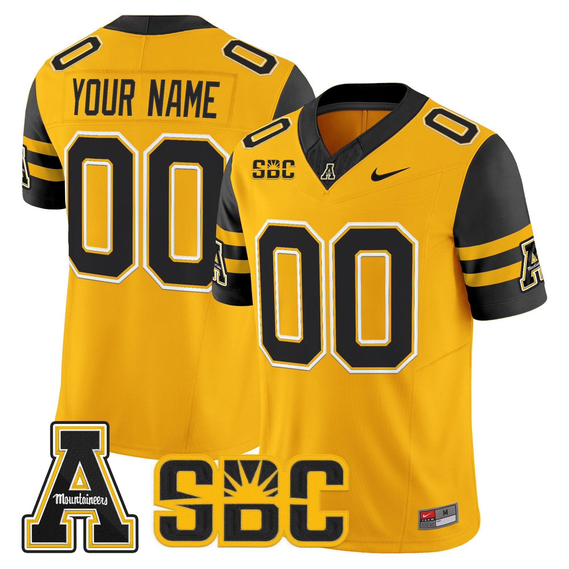 App State Mountaineers 2025 Vapor Limited Custom Jersey - All stitched