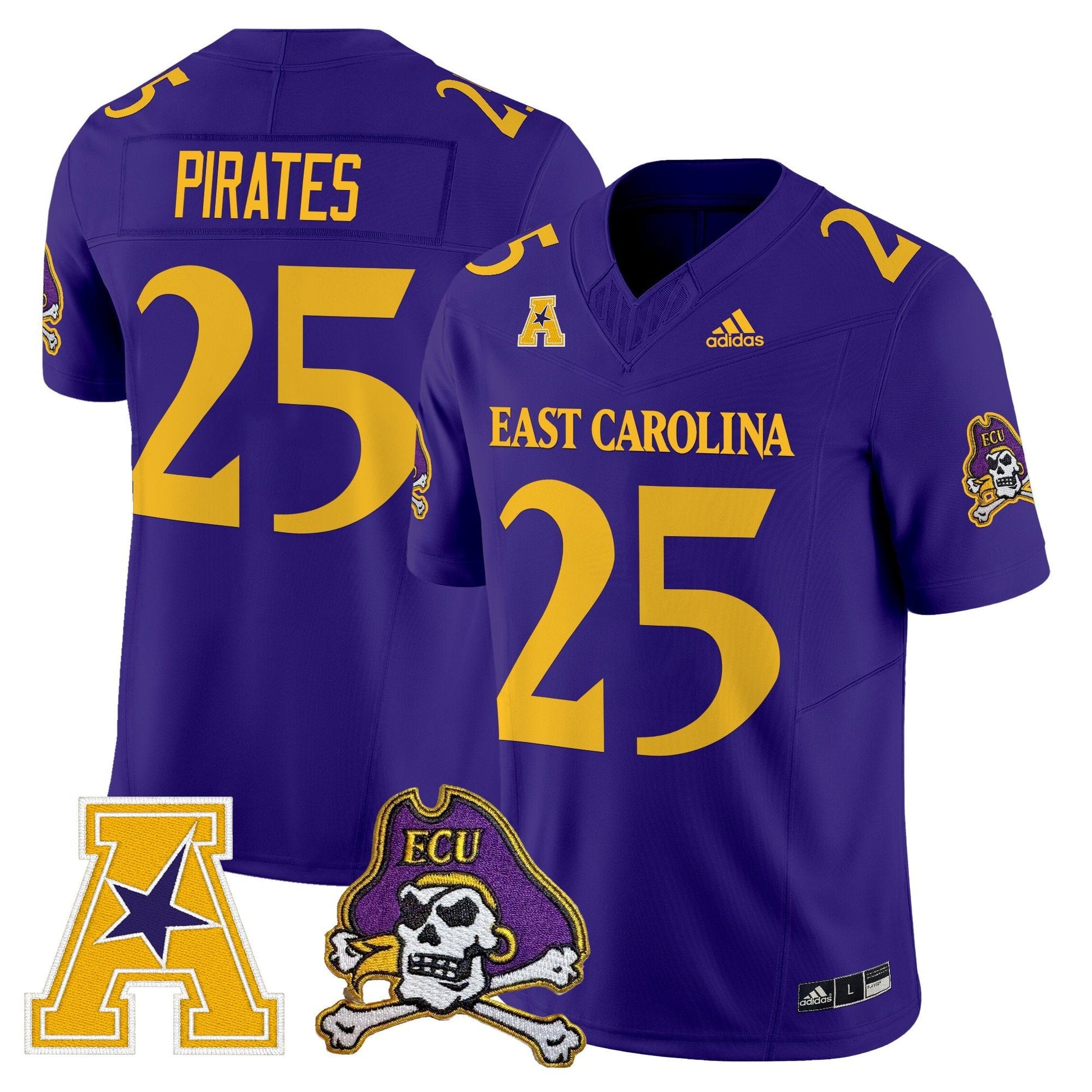 Men's East Carolina Pirates 2025 Vapor Limited Jersey - All Stitched