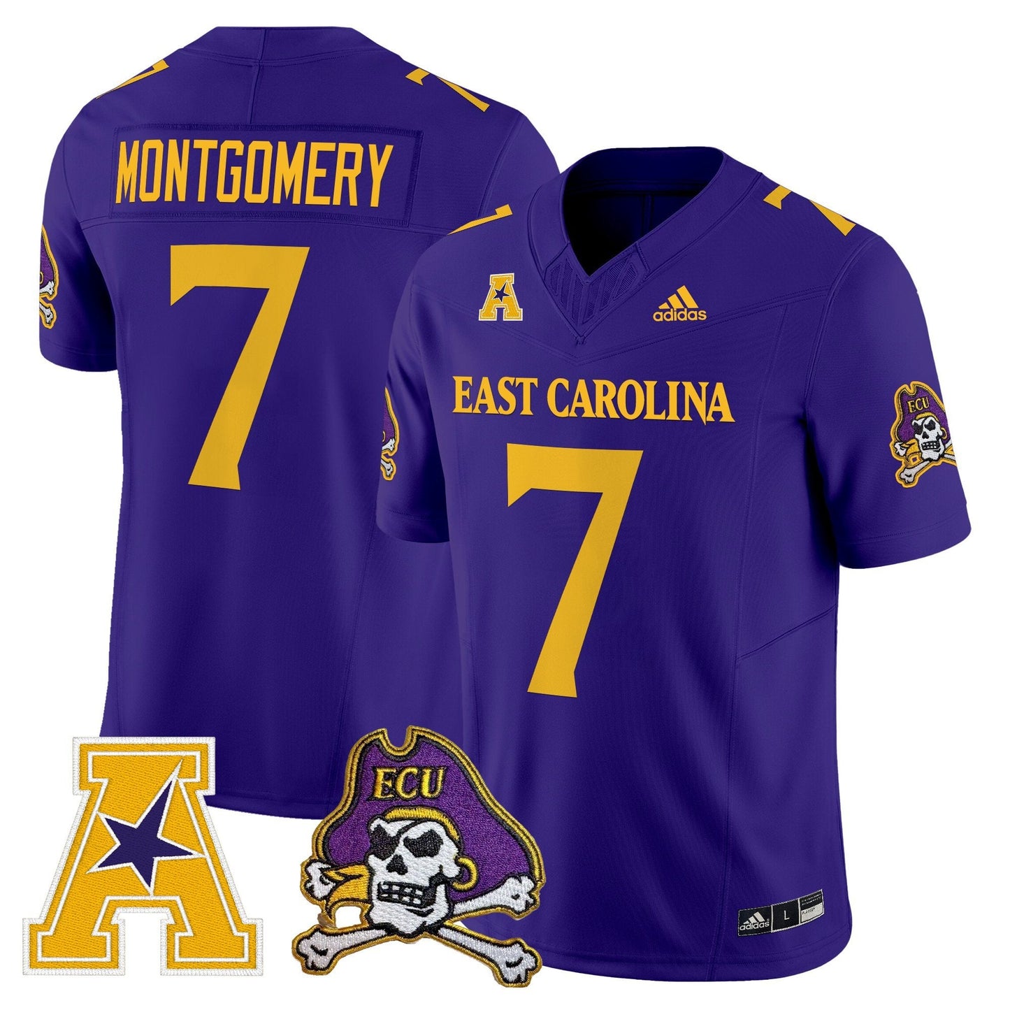 Men's East Carolina Pirates 2025 Vapor Limited Jersey - All Stitched