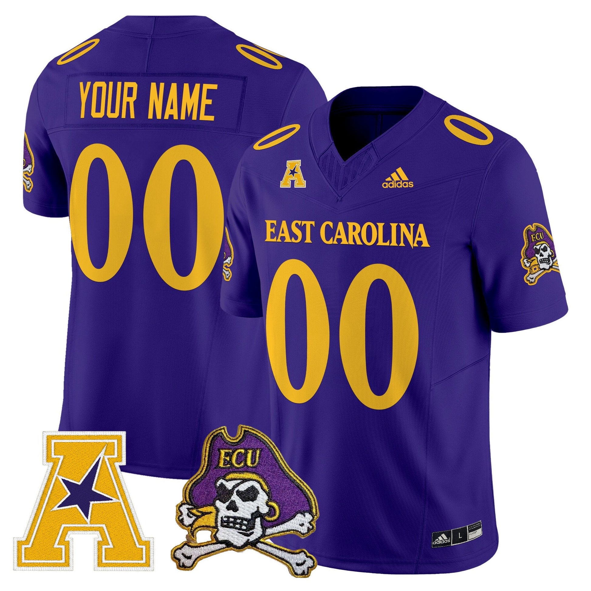 East Carolina Pirates 2025 Vapor Limited Custom Jersey - All Stitched