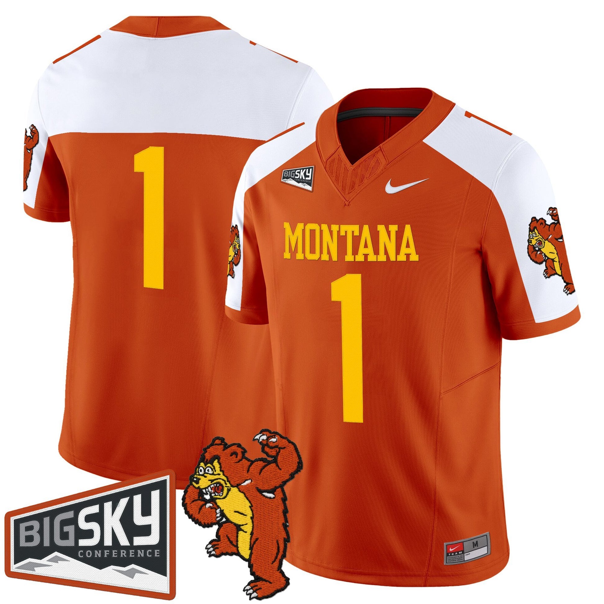Men's Montana Grizzlies 1995 Throwback Vapor Limited Jersey - All Stitched
