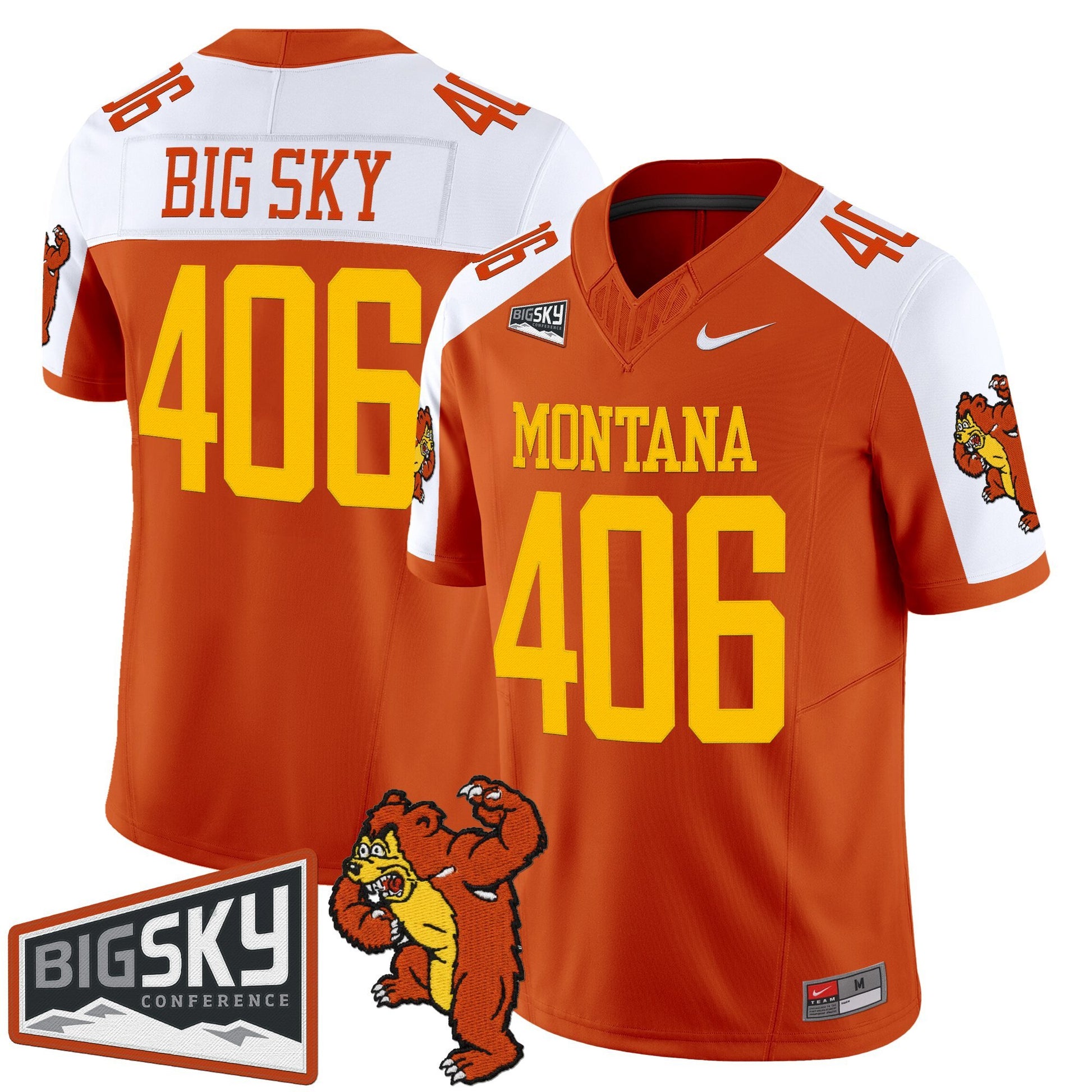 Men's Montana Grizzlies 1995 Throwback Vapor Limited Jersey - All Stitched