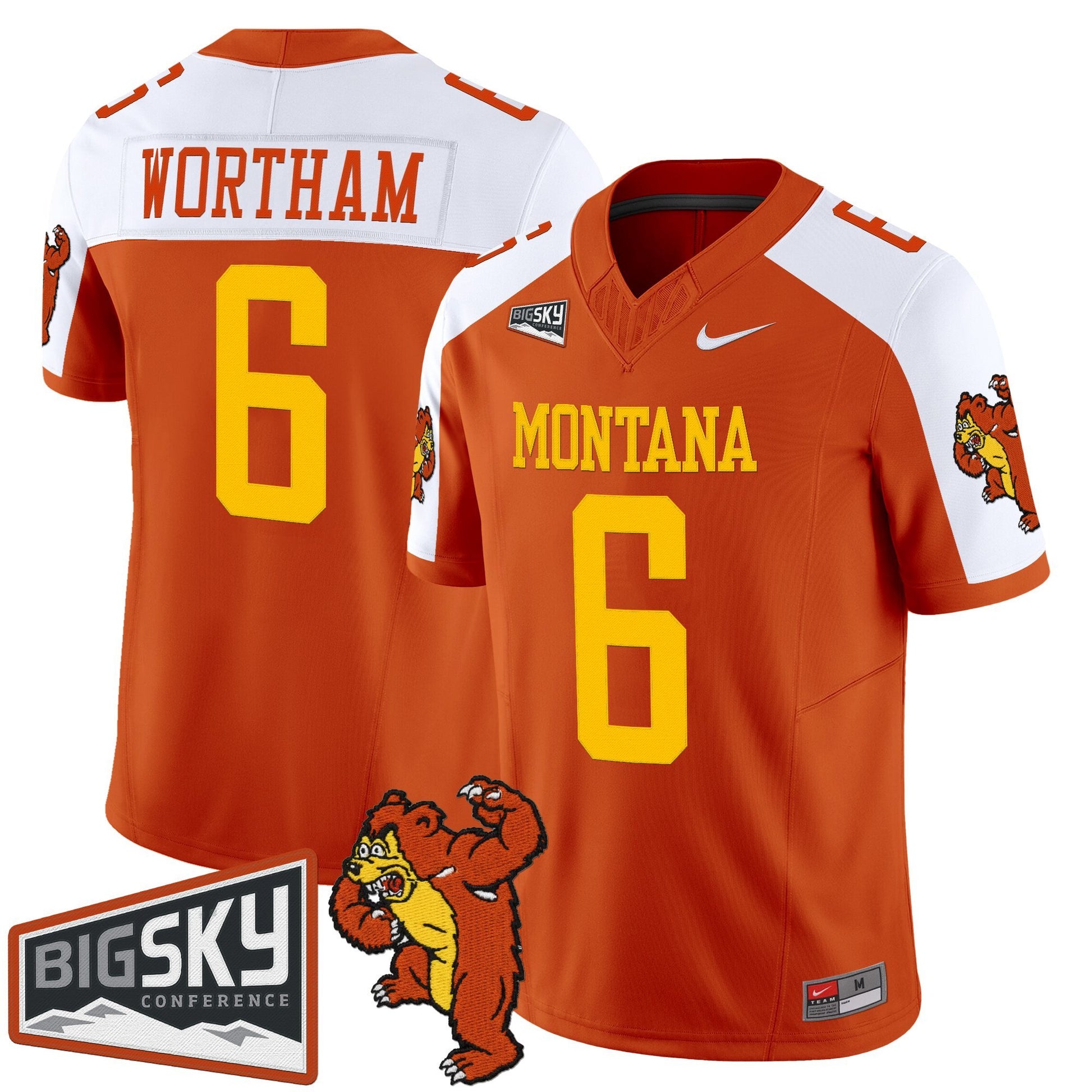 Men's Montana Grizzlies 1995 Throwback Vapor Limited Jersey - All Stitched