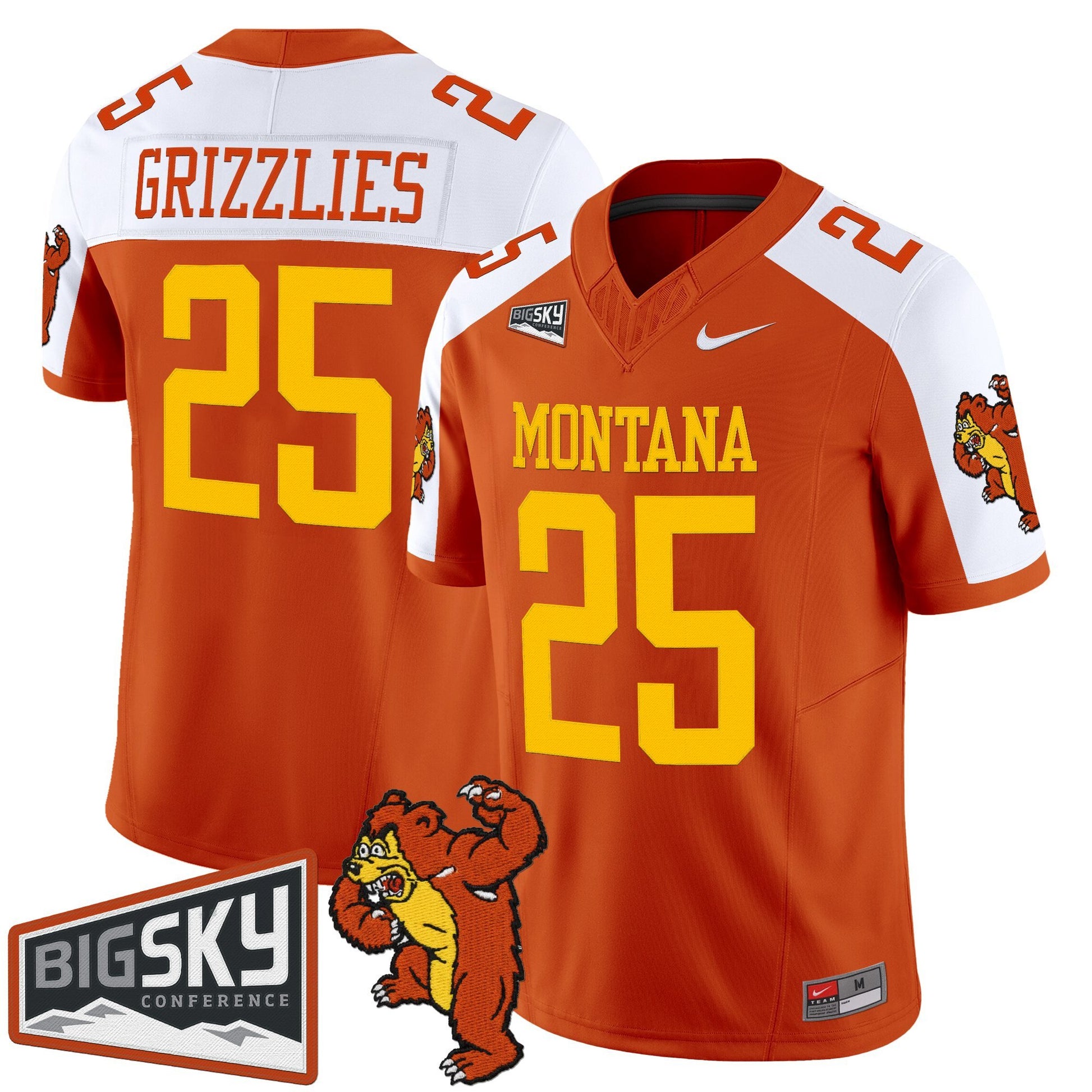 Men's Montana Grizzlies 1995 Throwback Vapor Limited Jersey - All Stitched