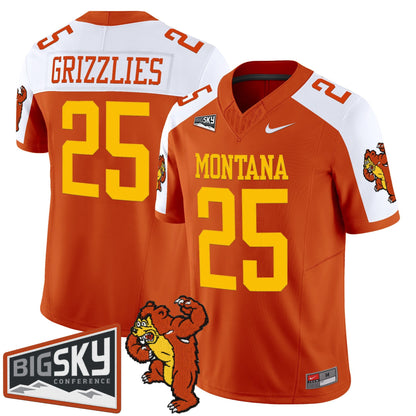 Men's Montana Grizzlies 1995 Throwback Vapor Limited Jersey - All Stitched