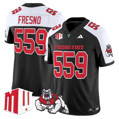 Men's Fresno State Bulldogs 2025 Vapor Limited Jersey - All Stitched