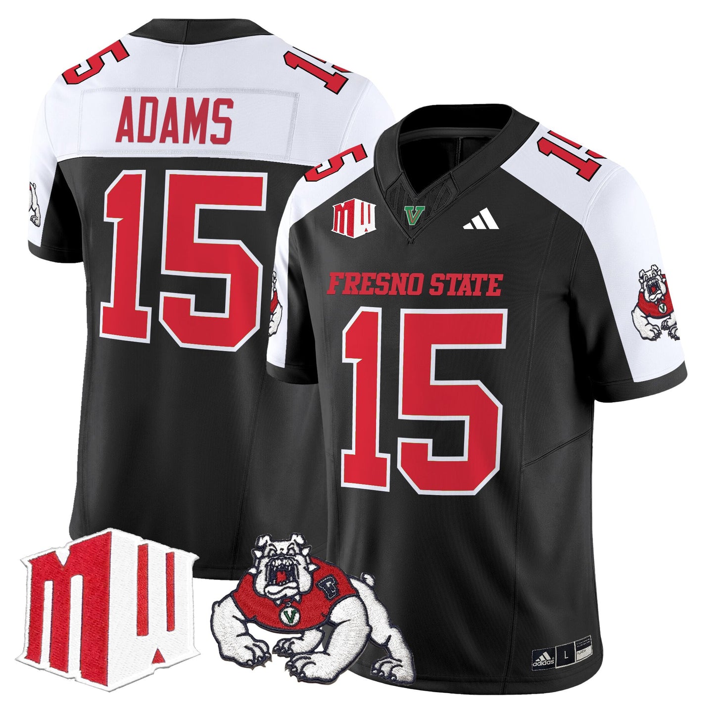 Men's Fresno State Bulldogs 2025 Vapor Limited Jersey - All Stitched