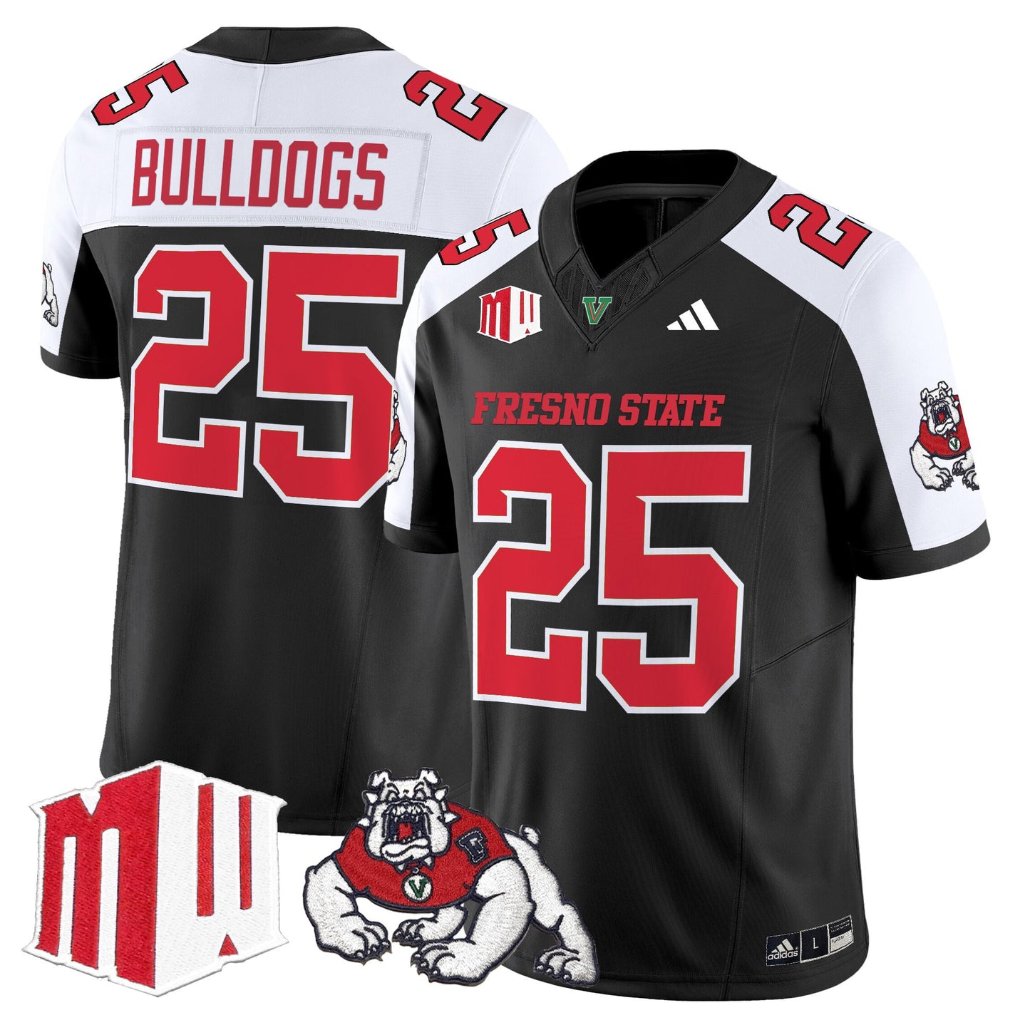 Men's Fresno State Bulldogs 2025 Vapor Limited Jersey - All Stitched