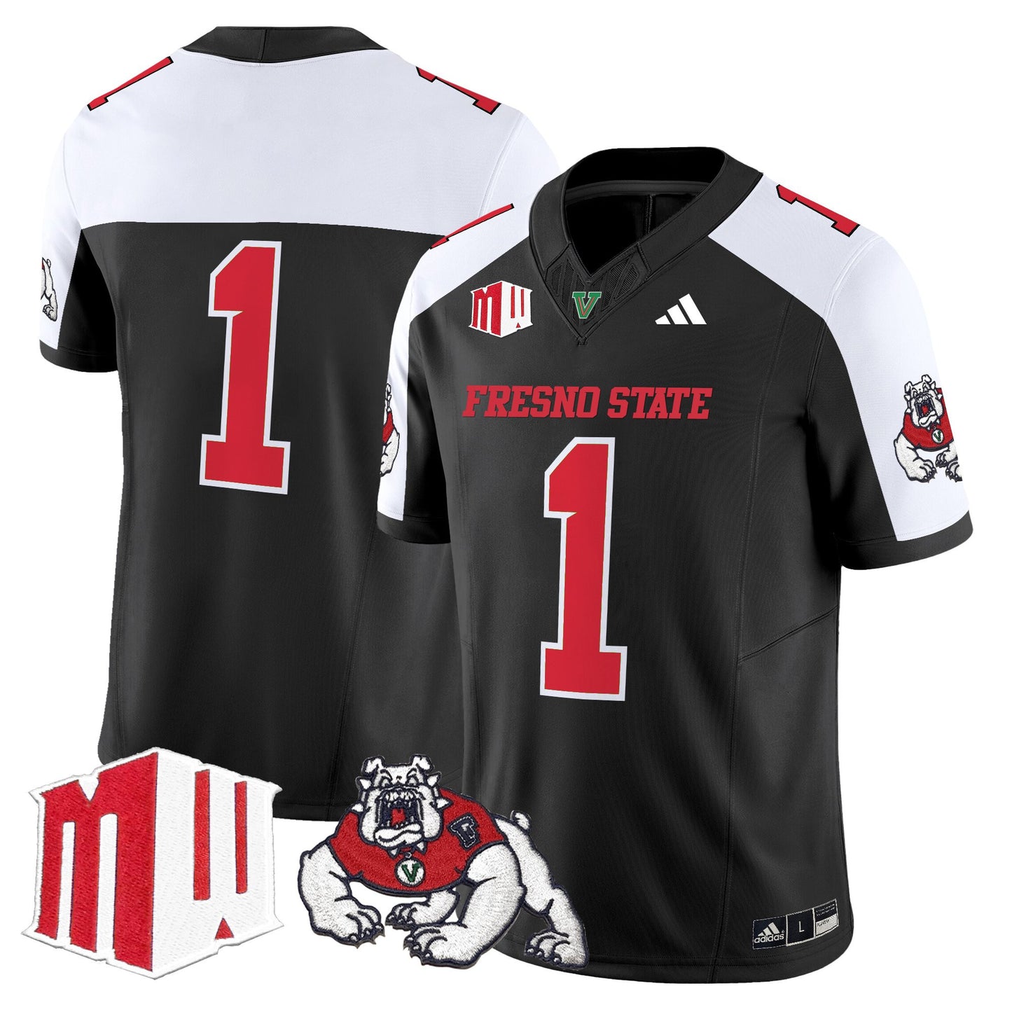 Men's Fresno State Bulldogs 2025 Vapor Limited Jersey - All Stitched