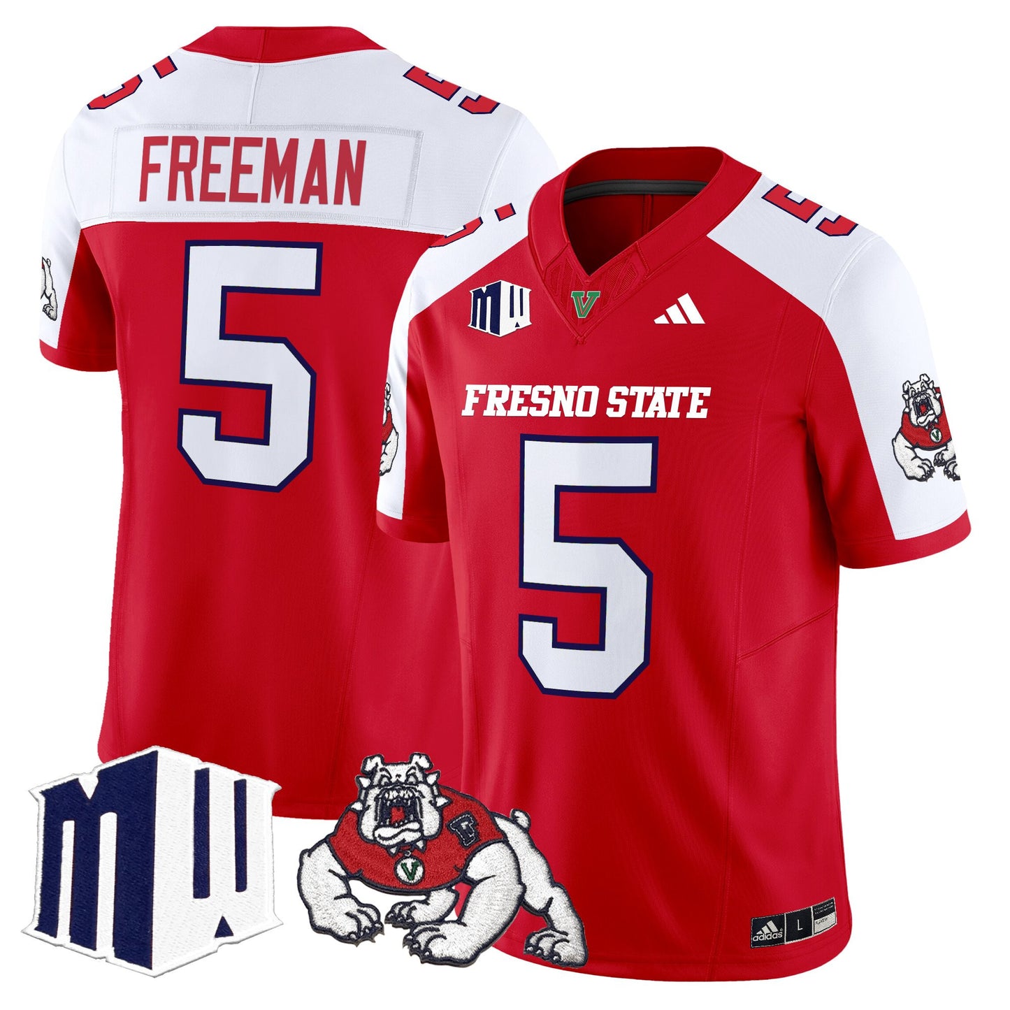 Men's Fresno State Bulldogs 2025 Vapor Limited Jersey - All Stitched