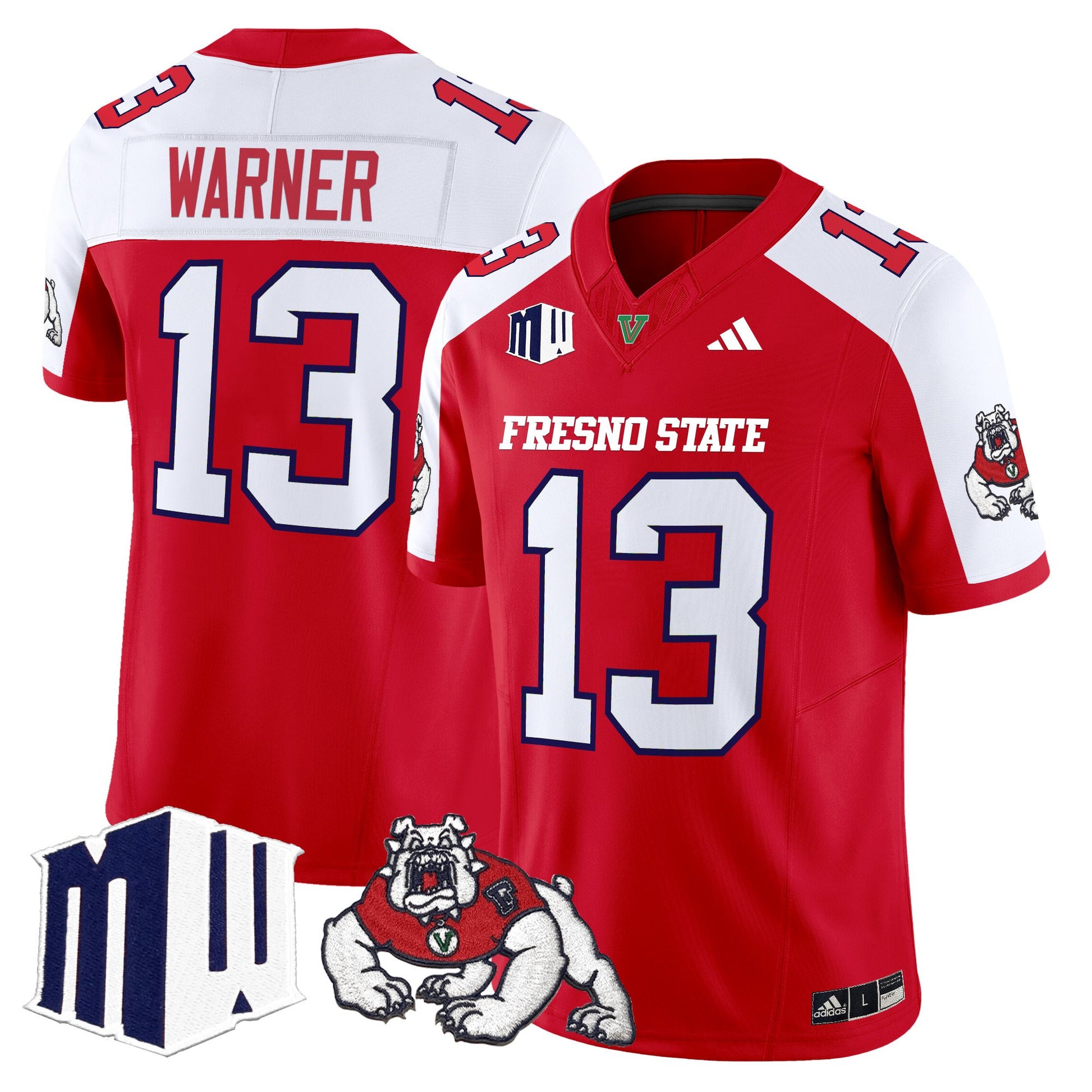 Men's Fresno State Bulldogs 2025 Vapor Limited Jersey - All Stitched
