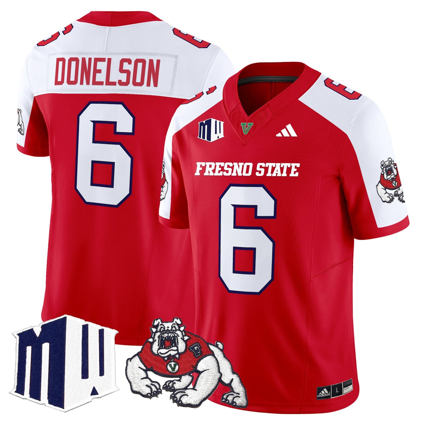 Men's Fresno State Bulldogs 2025 Vapor Limited Jersey - All Stitched