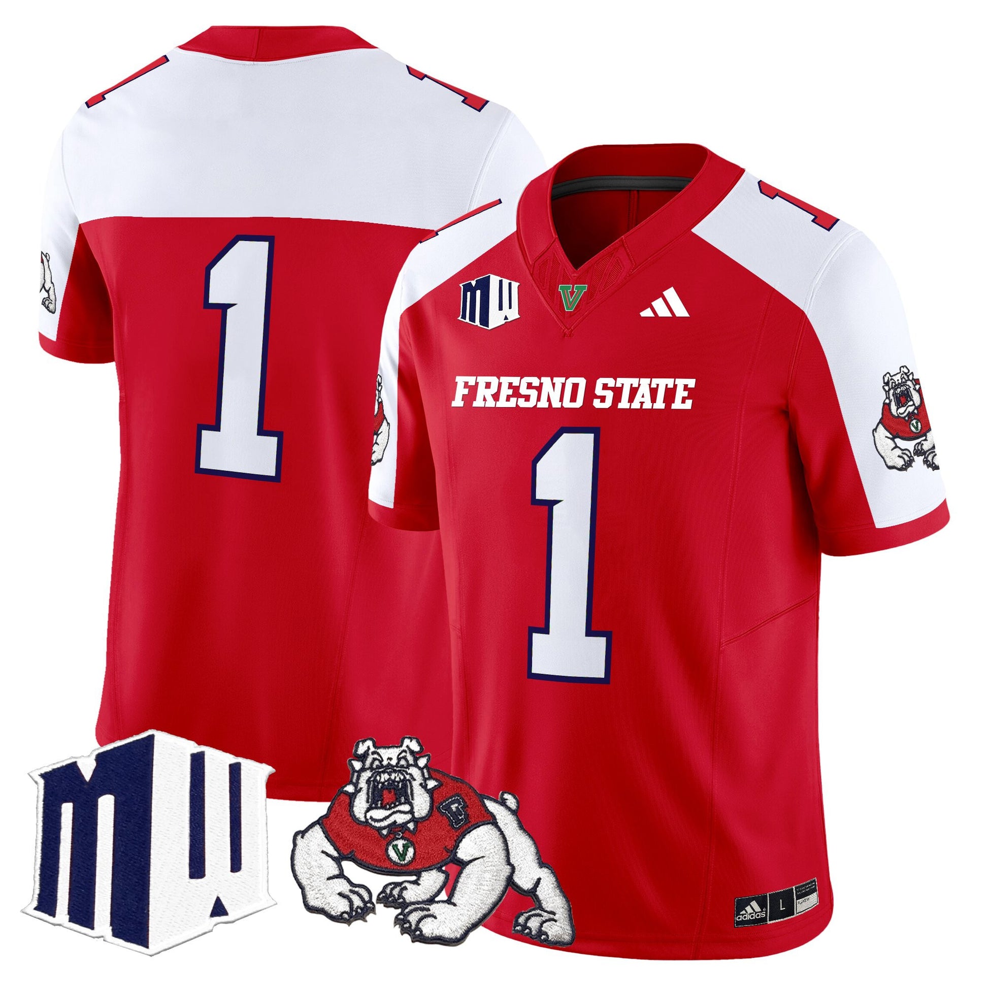 Men's Fresno State Bulldogs 2025 Vapor Limited Jersey - All Stitched